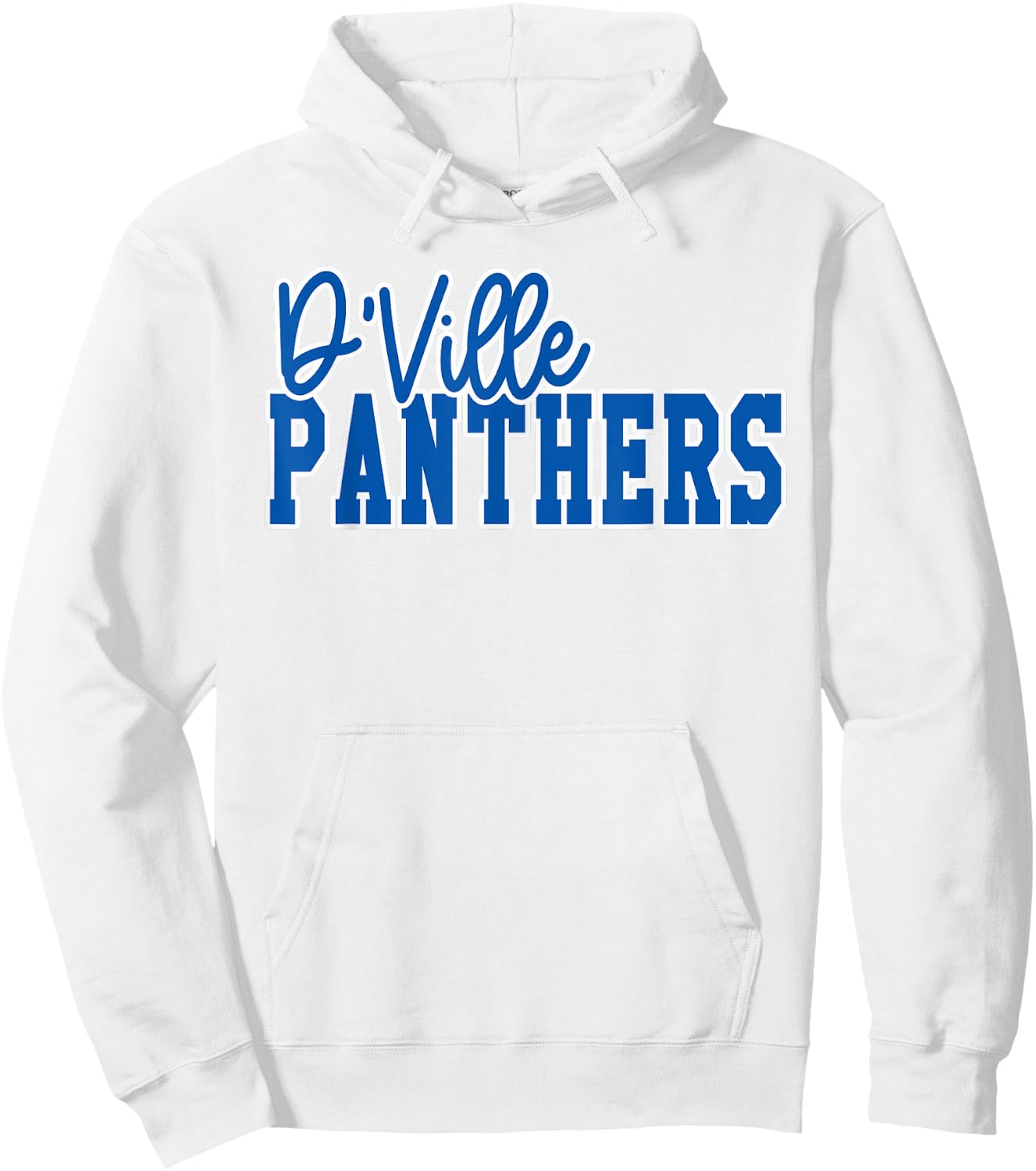 Duncanville High School Panthers Hoodie - Hoodie | White