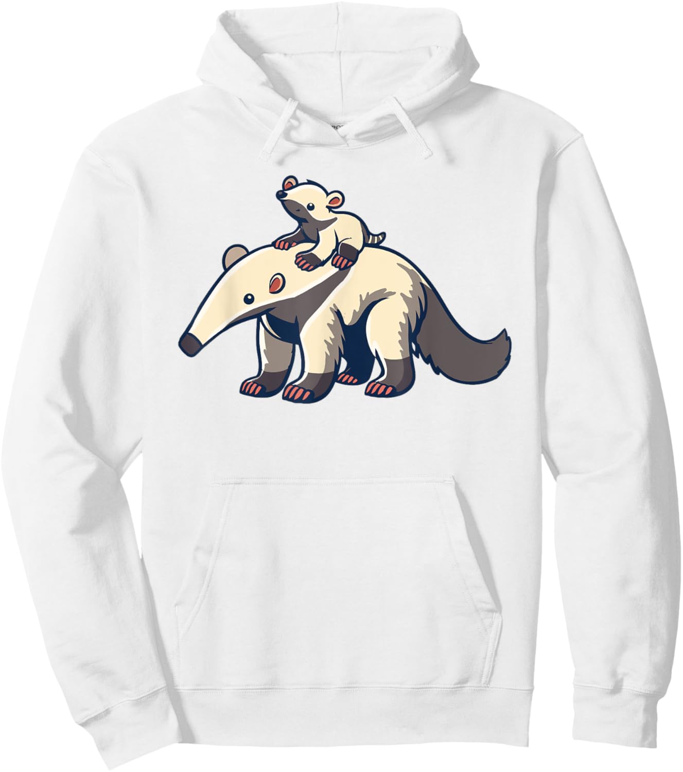 Anteater Baby Tamandua Hoodie - Hoodie | White