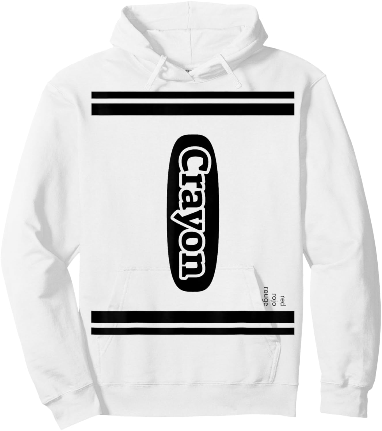 Crayon Red Group Costume Hoodie - Hoodie | White