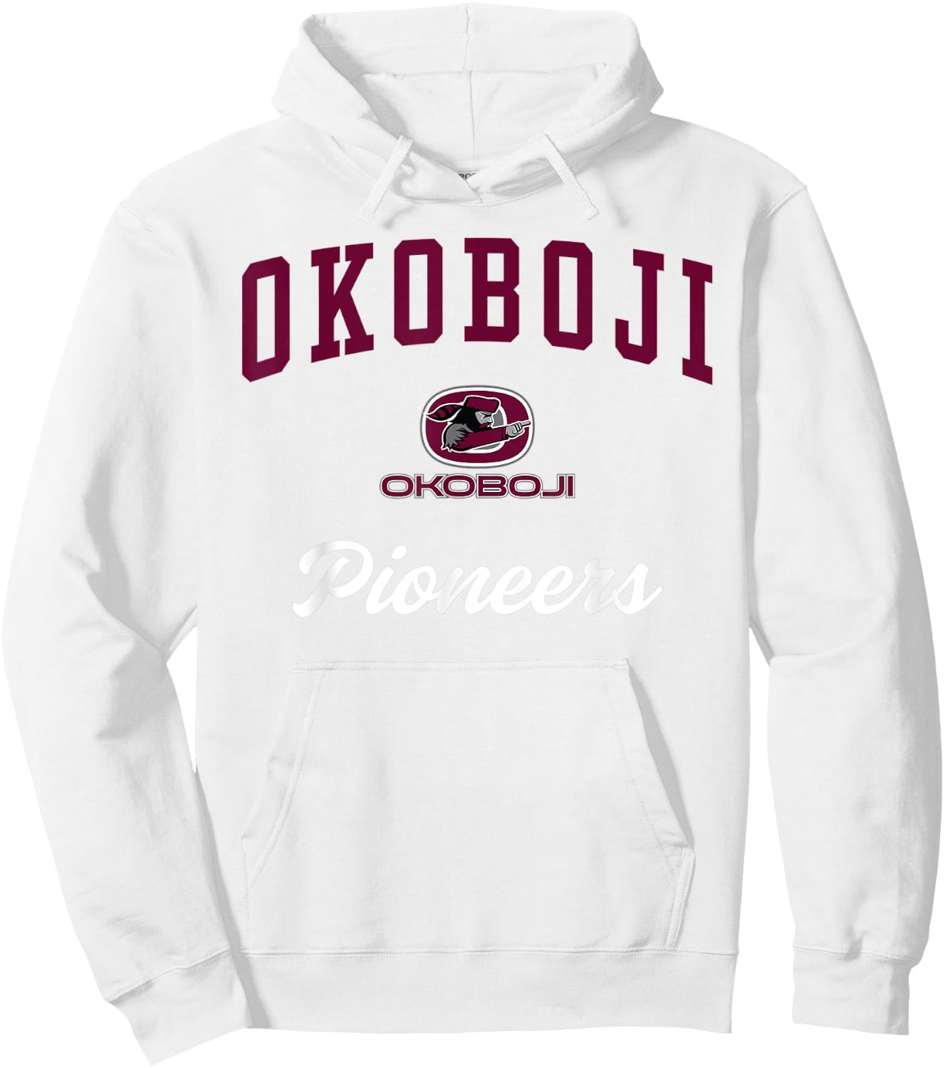 Okoboji School Pioneers Hoodie - Hoodie | White