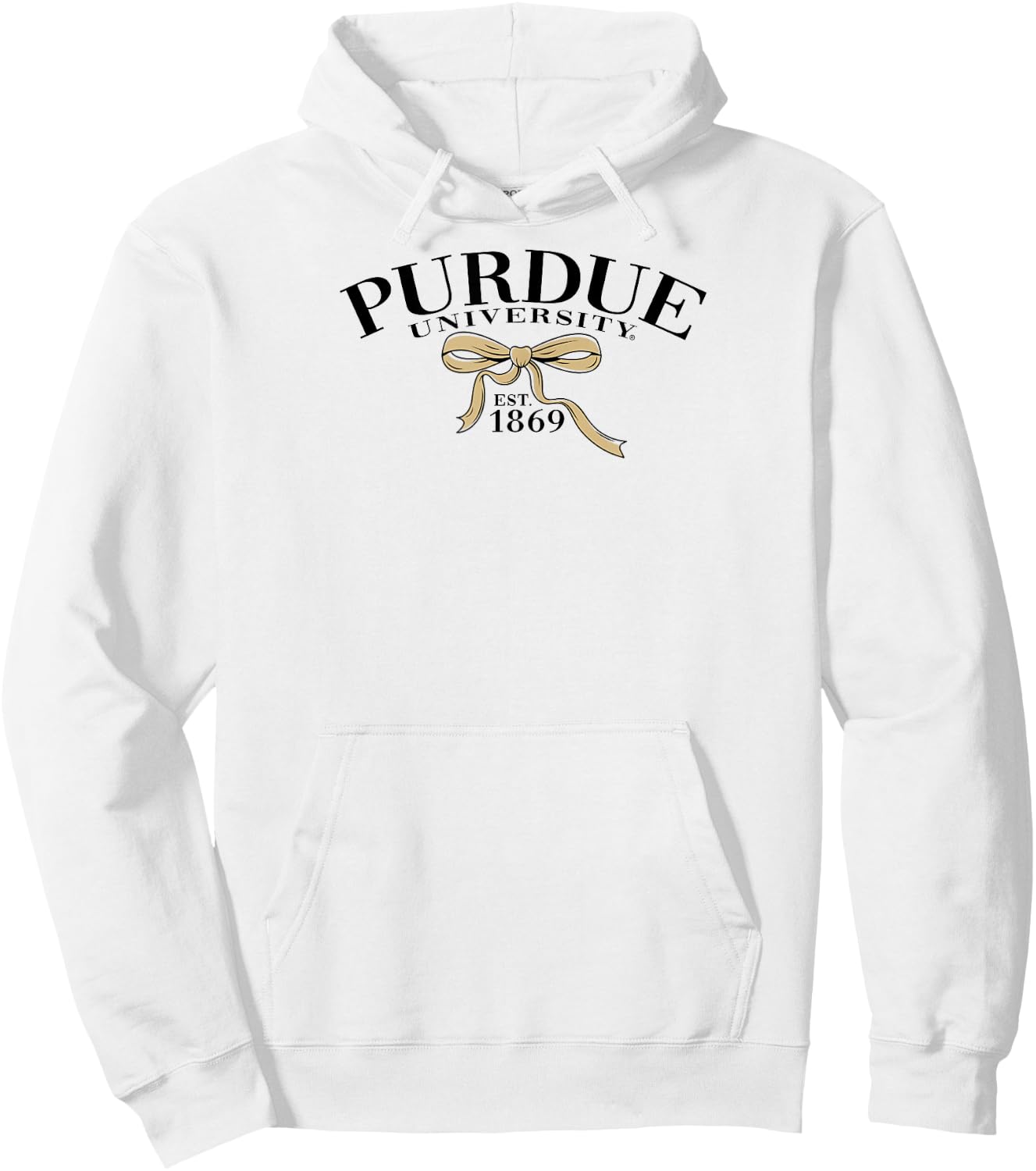 Purdue Boilermakers Bow Arch Officially Licensed Hoodie - Hoodie | White