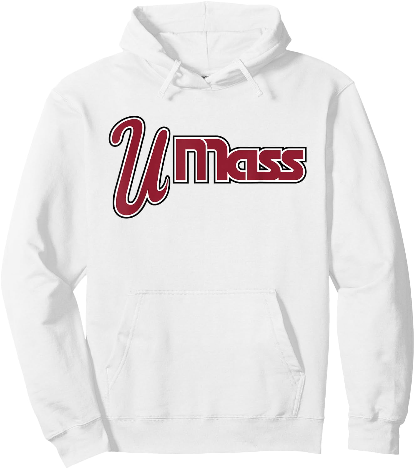 UMass Minutemen | Official Licensed NCAA Merch | UMASVIN1002 Hoodie - Hoodie | White