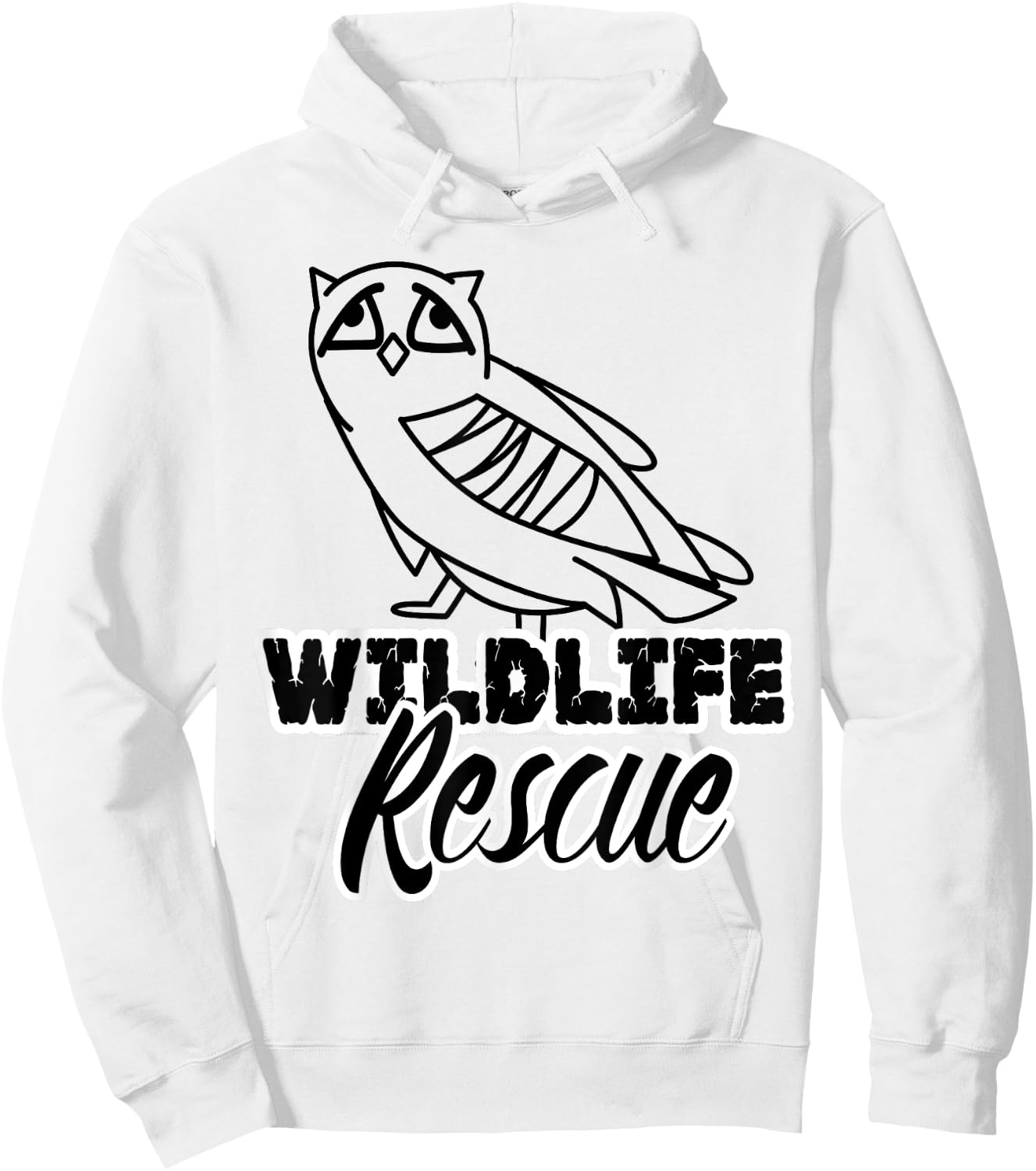 WILDLIFE ANIMAL RESCUE | Animal rights Shirt Hoodie - Hoodie | White