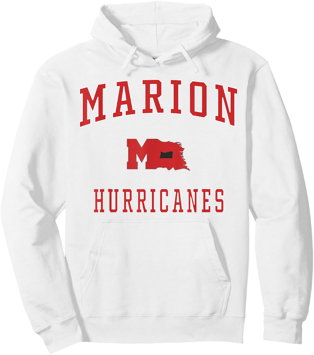 Marion High School Hurricanes Hoodie - Hoodie | White