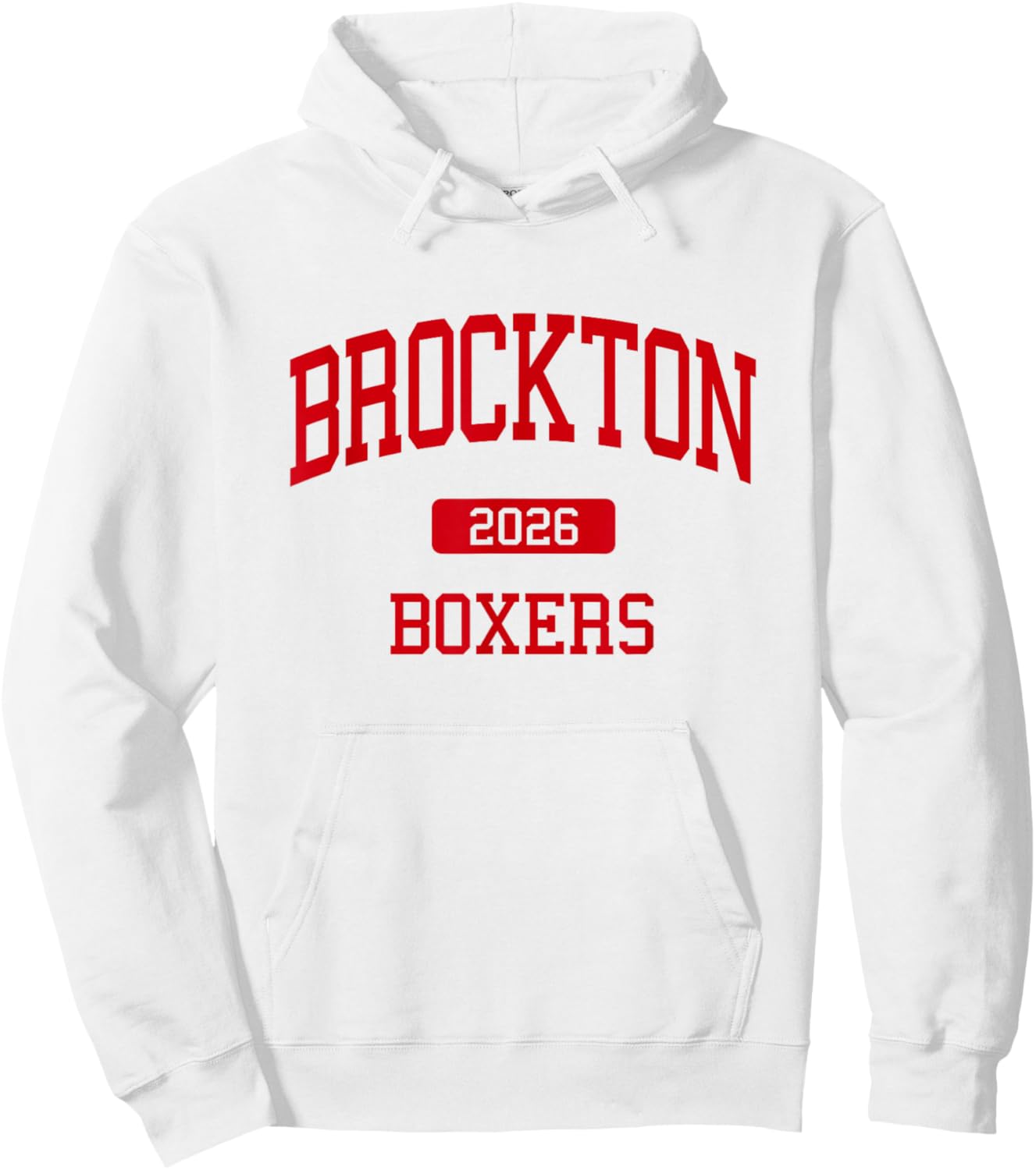 Brockton High School Class of 2026 Brockton MA Hoodie - Hoodie | White