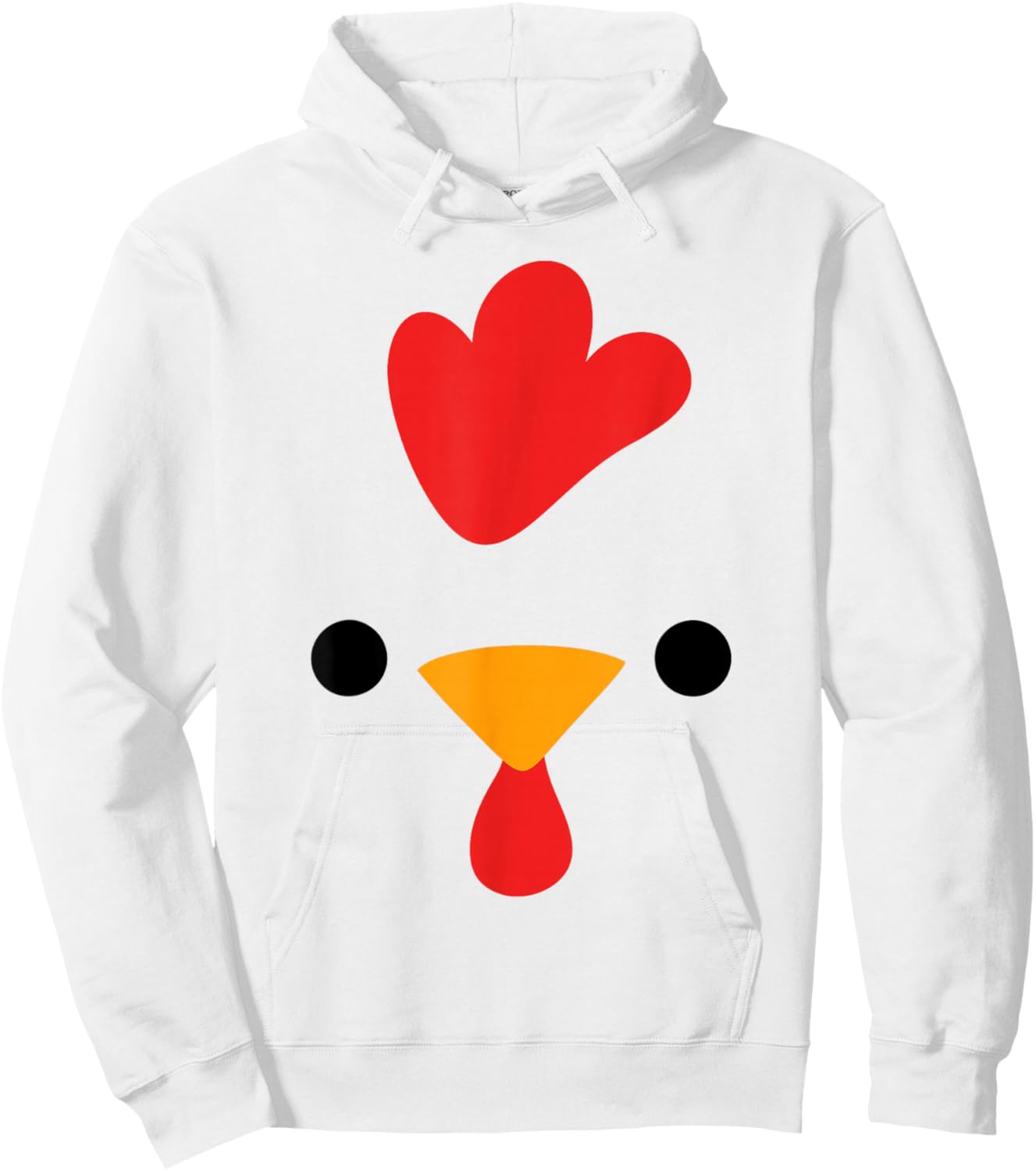 Chicken Halloween Costume Shirt Funny Adults Kids Hoodie - Hoodie | White