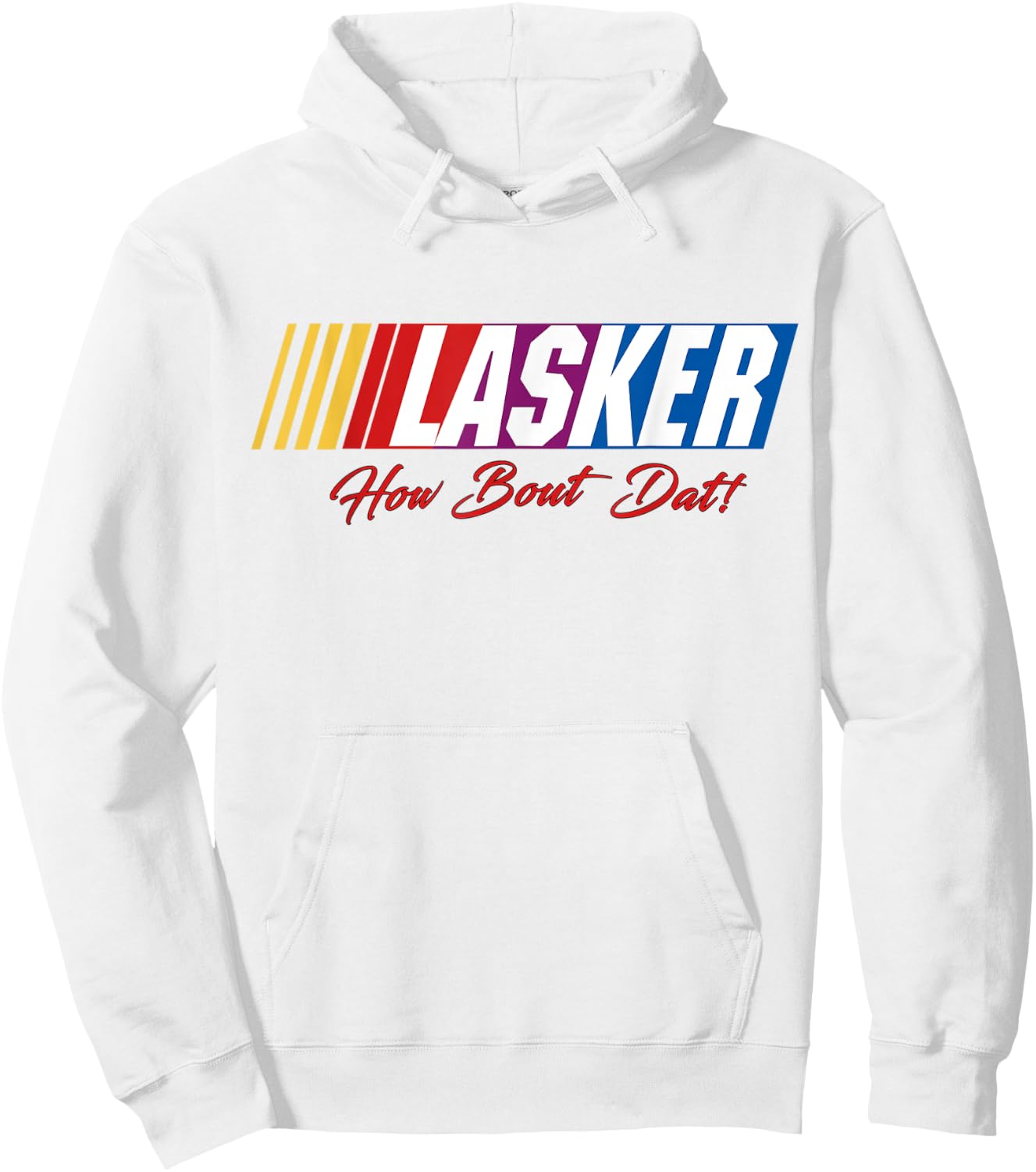 Lasker 'How Bout Dat' - OFFICIAL BUBBA ARMY (BRIGHT) Hoodie - Hoodie | White