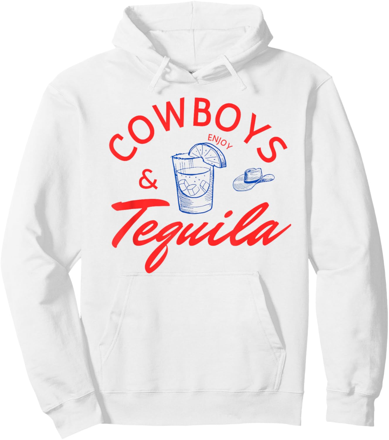 Western Cowgirl Women Country Music Cowboys And Tequila Hoodie - Hoodie | White