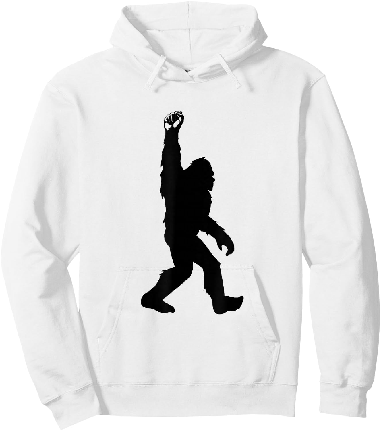 Resist Fist Protect Black Lives 1st Amendment Bigfoot Hoodie - Hoodie | White