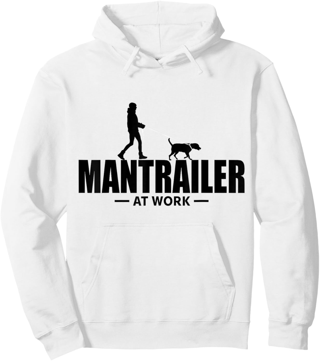 Mantrailing Warnweste Hoodie - Hoodie | White