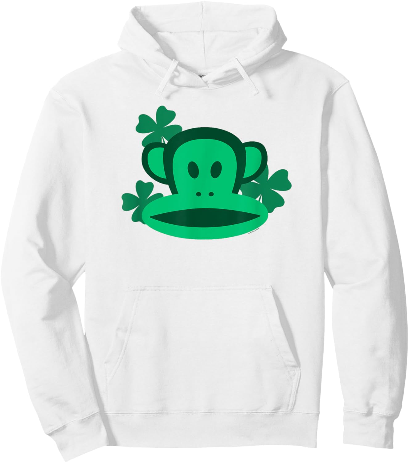 Paul Frank St. Patrick's Day Julius Logo Hoodie - Hoodie | White