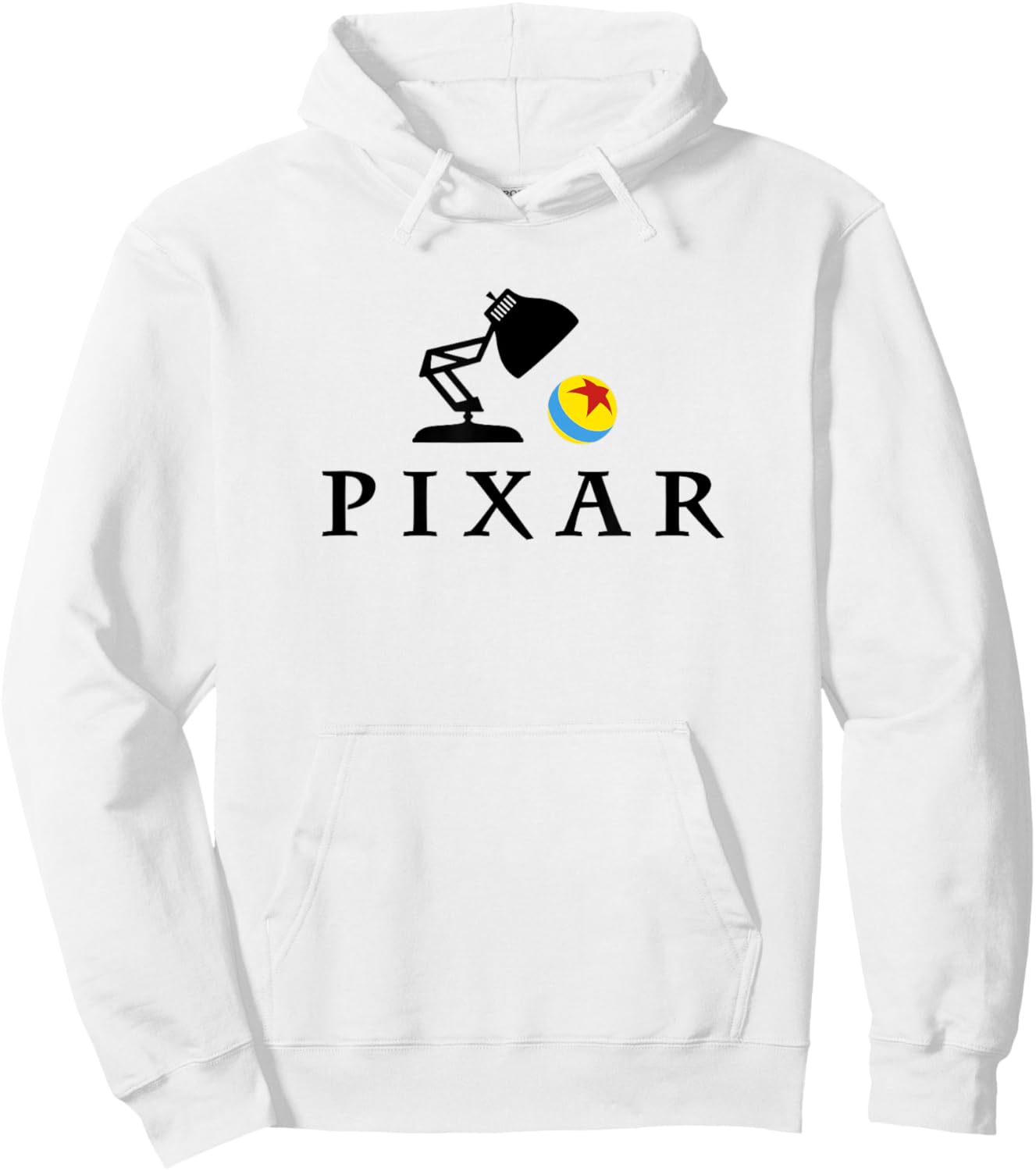 Disney Pixar Luxo Jr. Ball Logo Hoodie - Hoodie | White