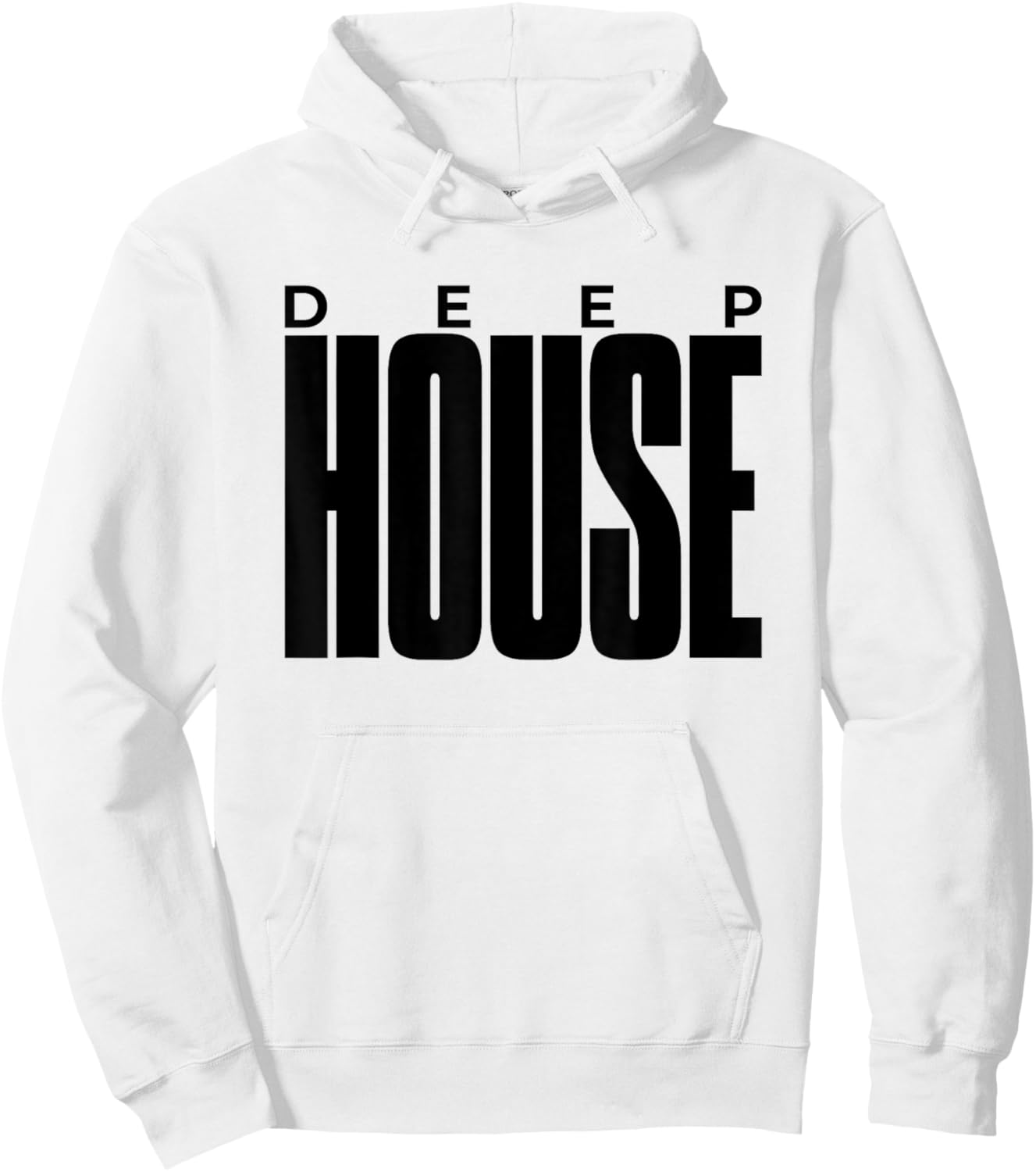 Deep House - EDM DJ House Music Hoodie - Hoodie | White