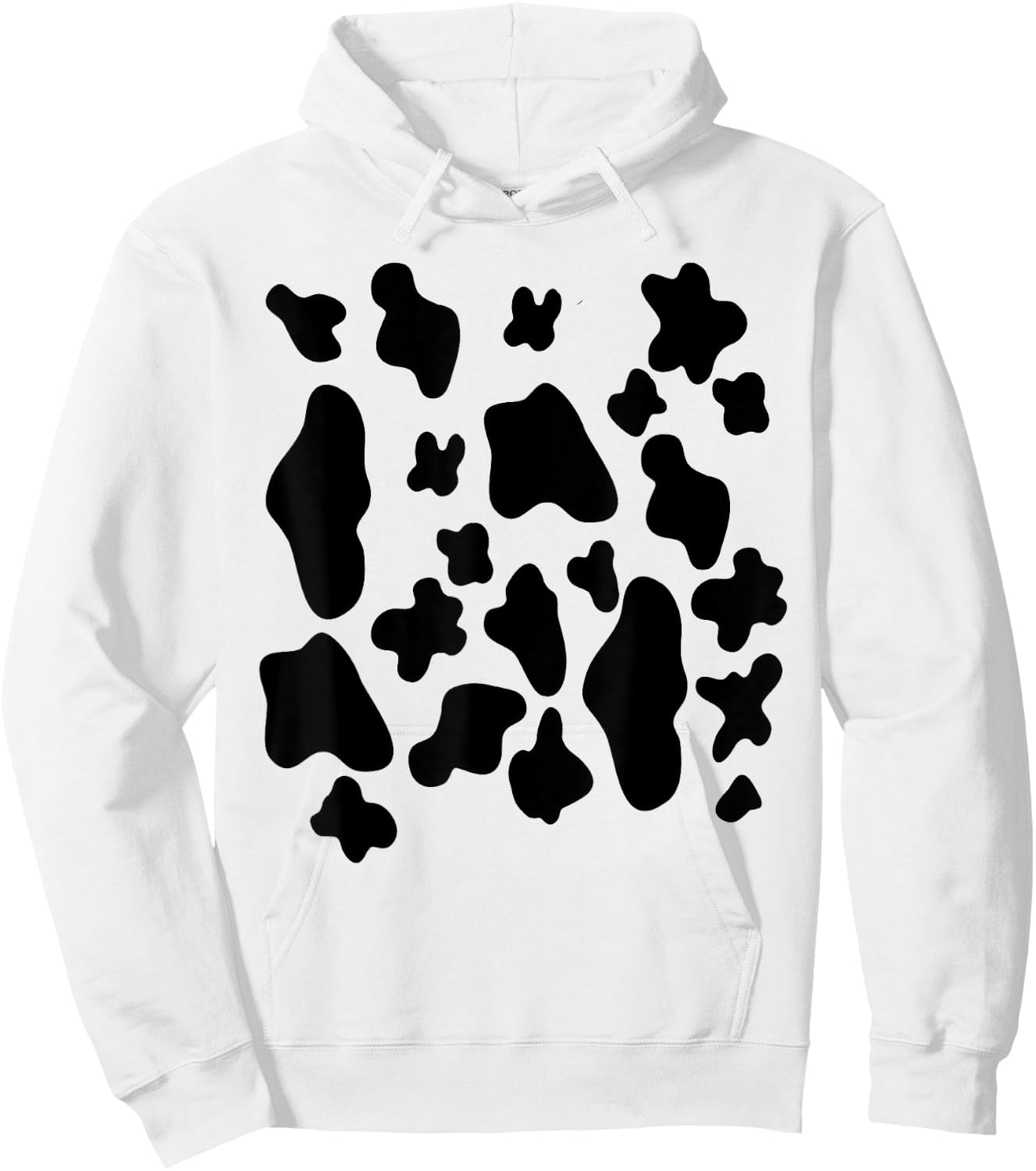 Cow Costume Cute Calf Halloween For Kids Men And Women Hoodie - Hoodie | White