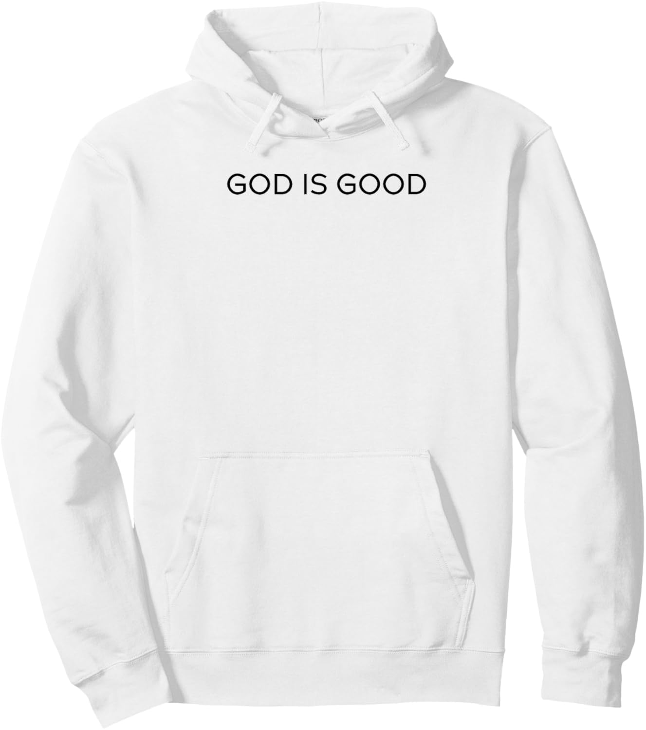 God is good Trendy Christian Saying Minimal Hoodie - Hoodie | White