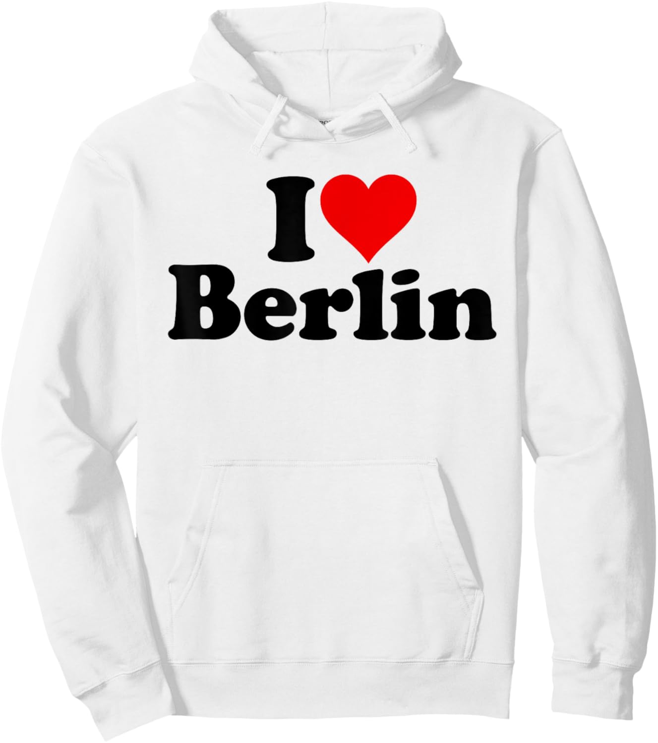 Ich Liebe Herz Berlin Deutschland Hoodie - Hoodie | White