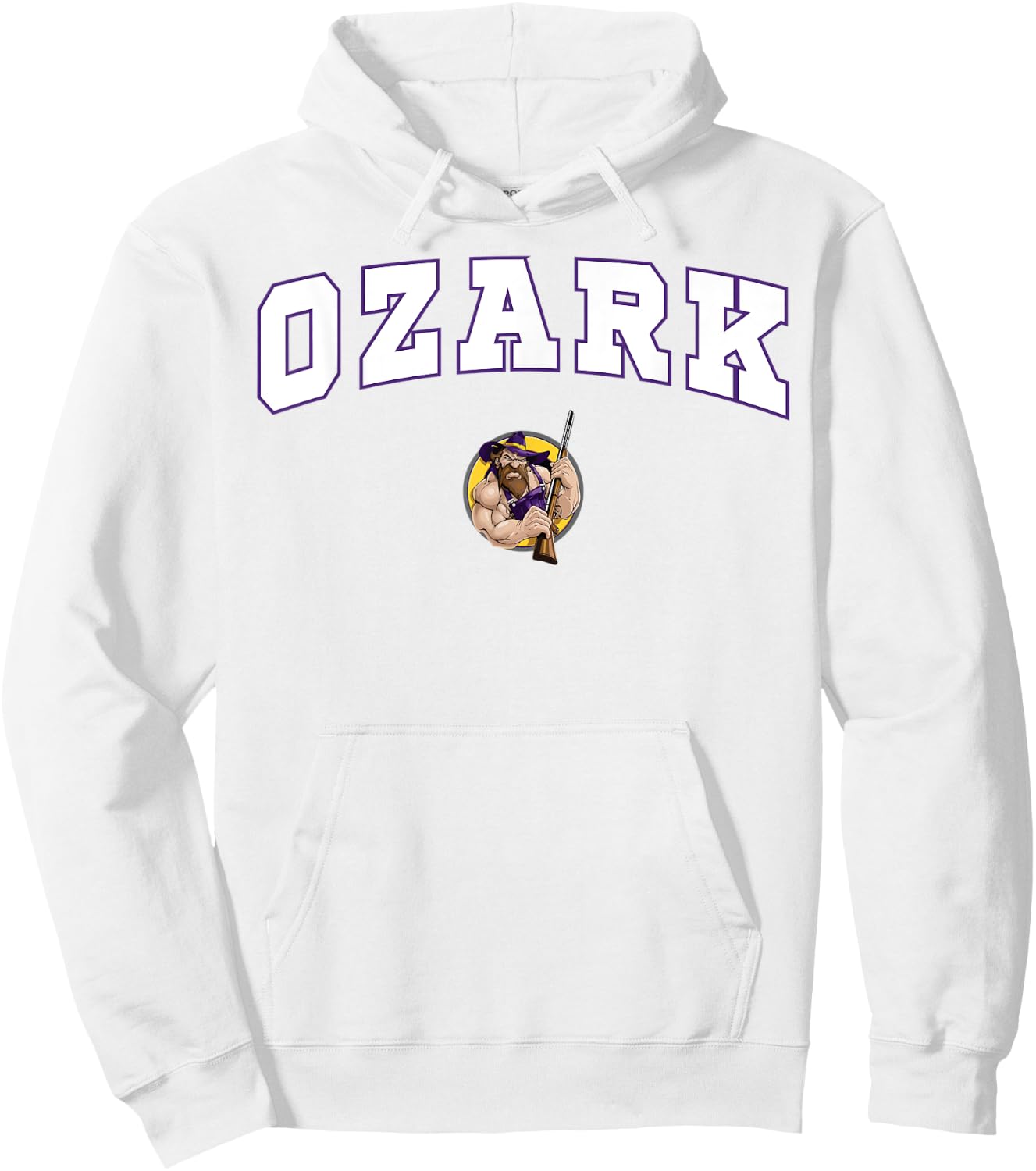 Ozark High School Hillbillies Hoodie - Hoodie | White