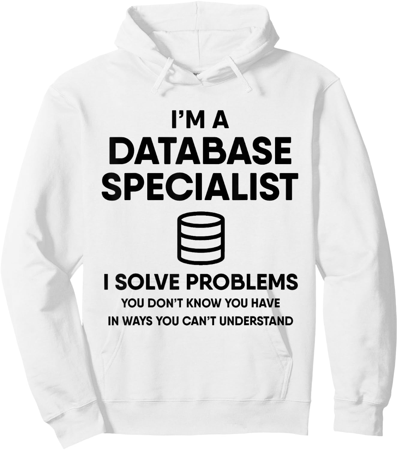 Funny SQL Database Admin Gift Hoodie - Hoodie | White