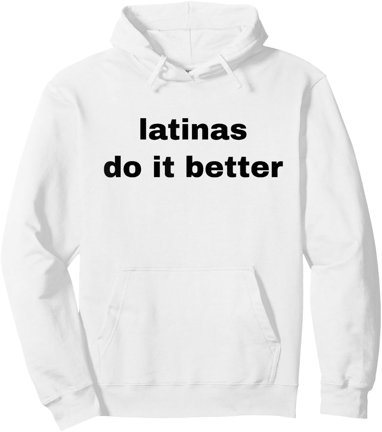 Latinas Do It Better Bold Latina Pride Hoodie - Hoodie | White