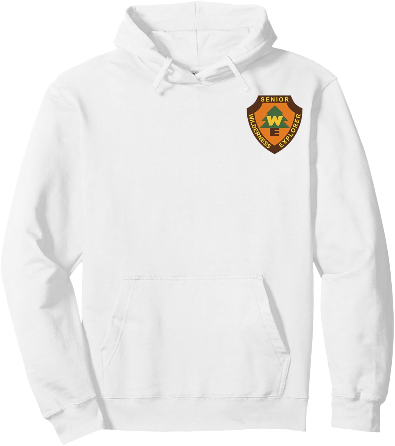 Disney Pixar Up Senior Wilderness Explorer Badge Logo Hoodie - Hoodie | White