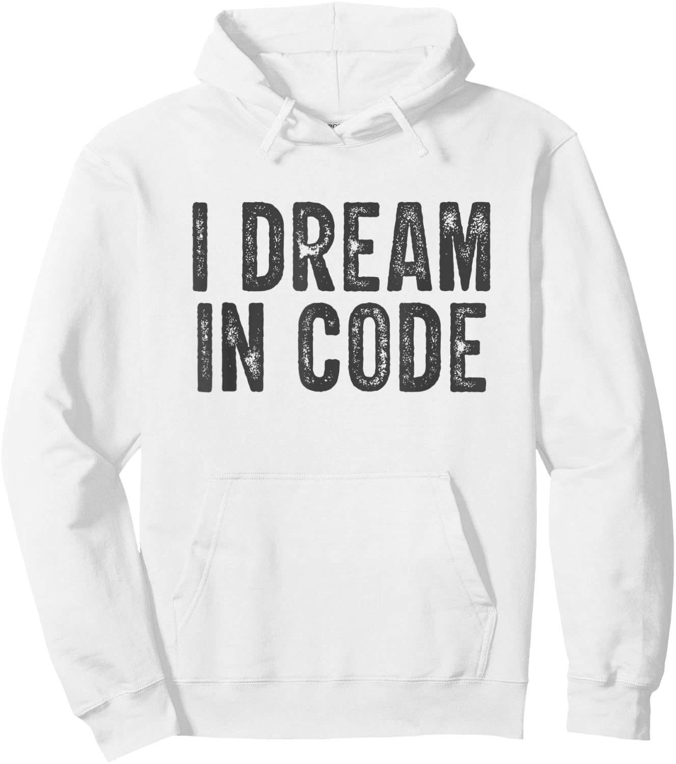 I Dream In Code Funny Coder Programmer Coding Hoodie - Hoodie | White