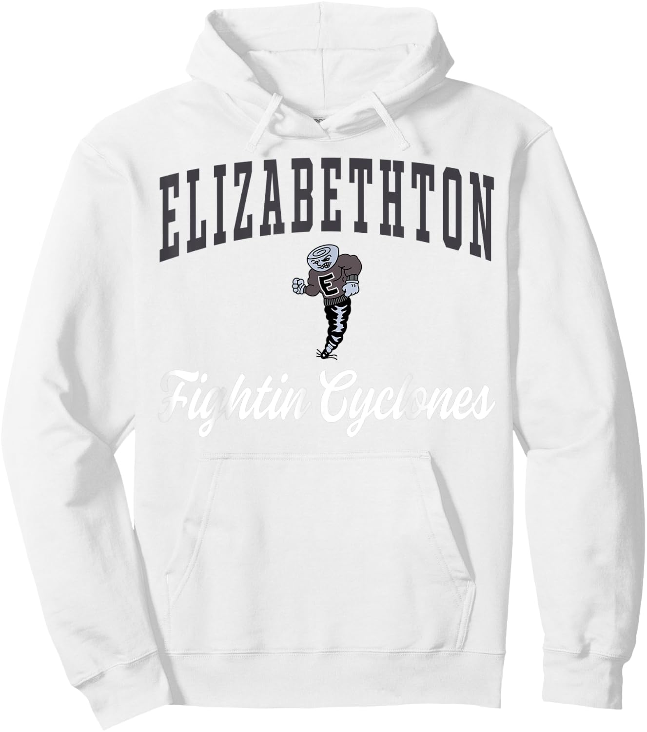 Elizabethton High School Fightin Cyclones C3 Hoodie - Hoodie | White