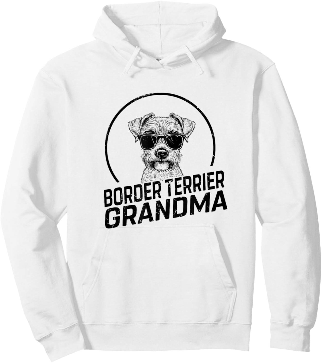 Border Terrier Dog Grandma Dog Owner Gifts Women Mom Mama Hoodie - Hoodie | White