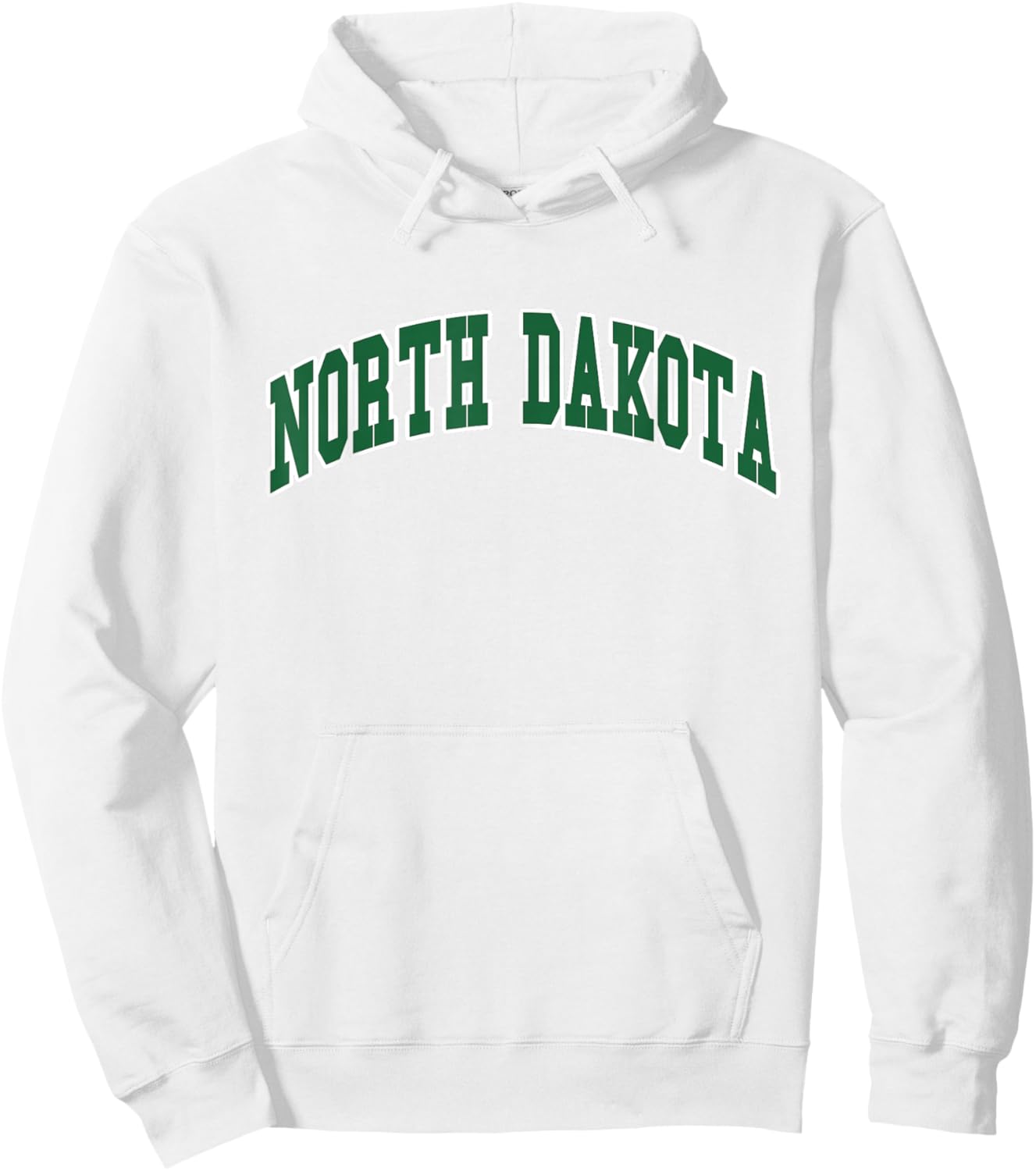 North Dakota - Throwback Design - Classic Hoodie - Hoodie | White
