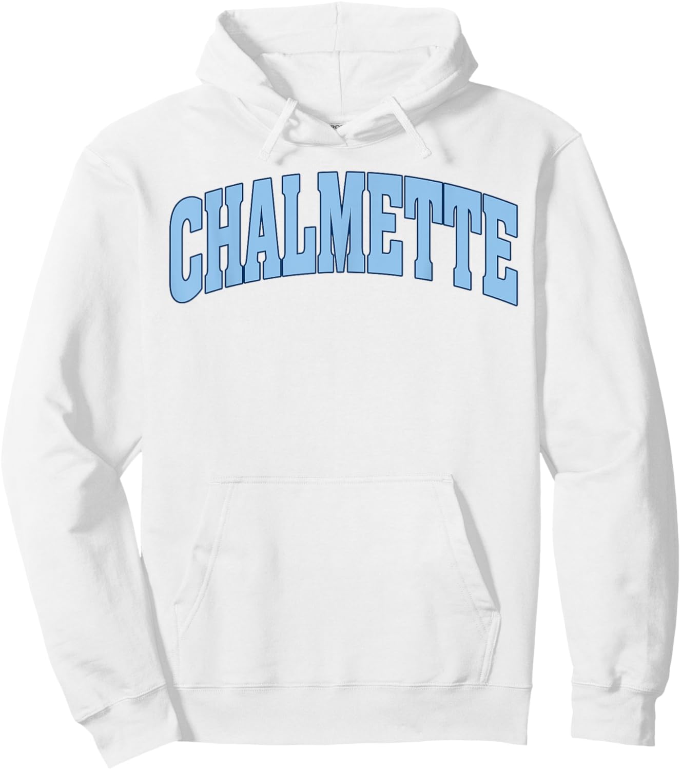 Chalmette Louisiana LA Vintage Athletic Sports Design Hoodie - Hoodie | White
