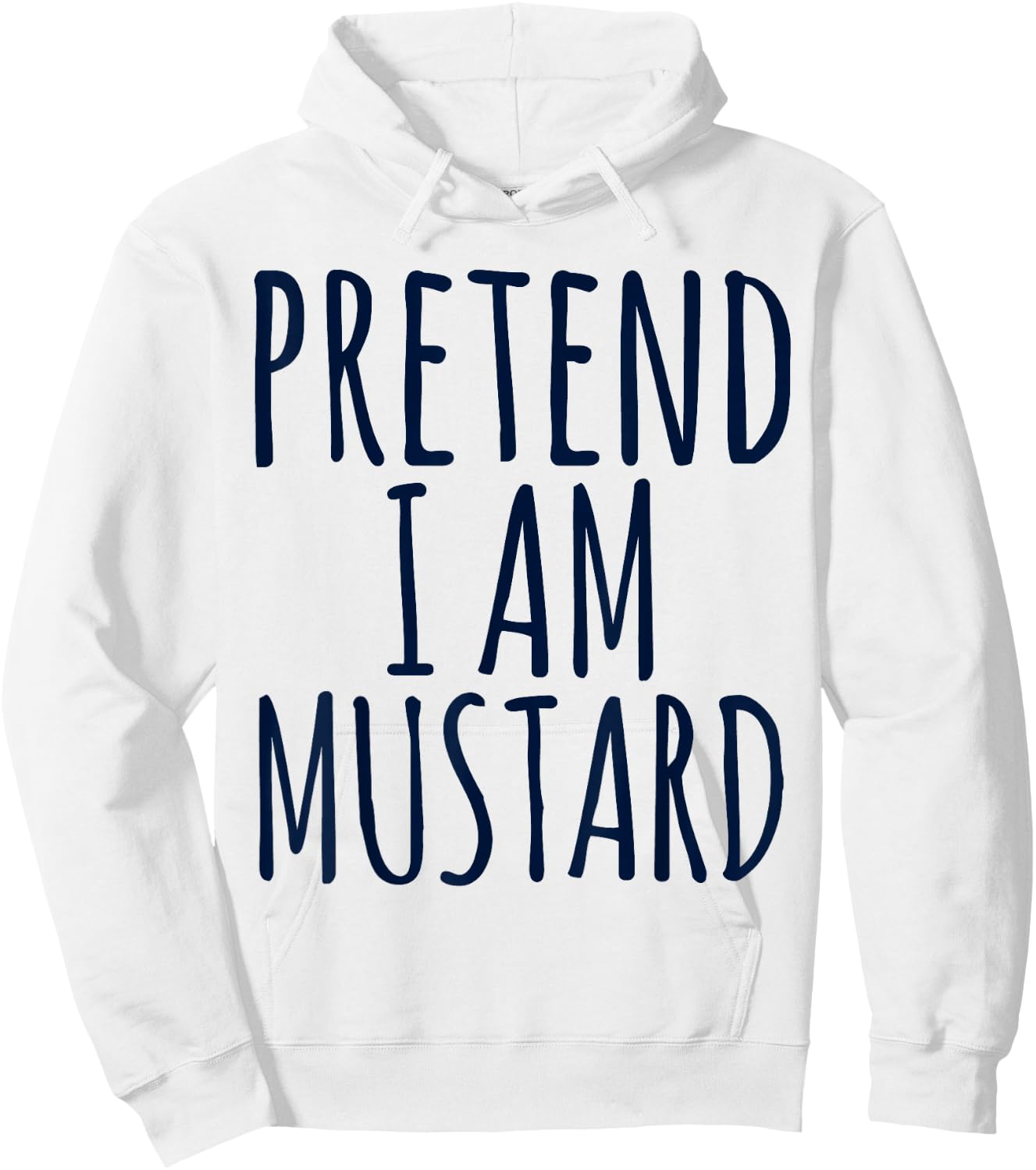 Mustard Ketchup Lazy Easy Funny Halloween Costume Matching Hoodie - Hoodie | White