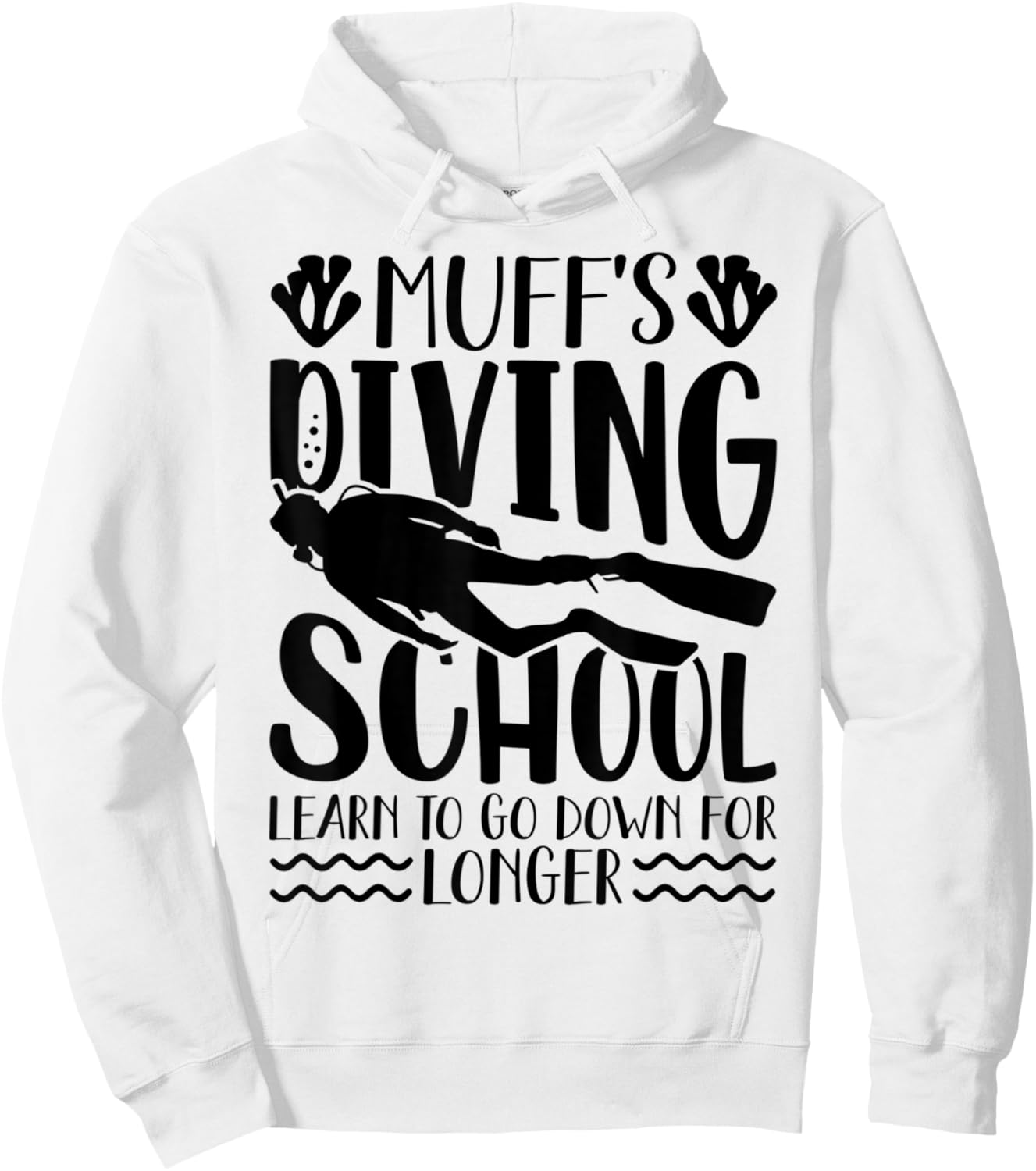 Muffs Diving School Shirt Funny Scuba Diver Hoodie - Hoodie | White