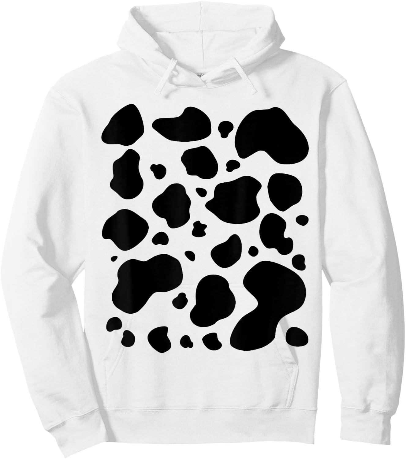 Cow Adult Kids Men Women Cow Costume Shirt Hoodie - Hoodie | White