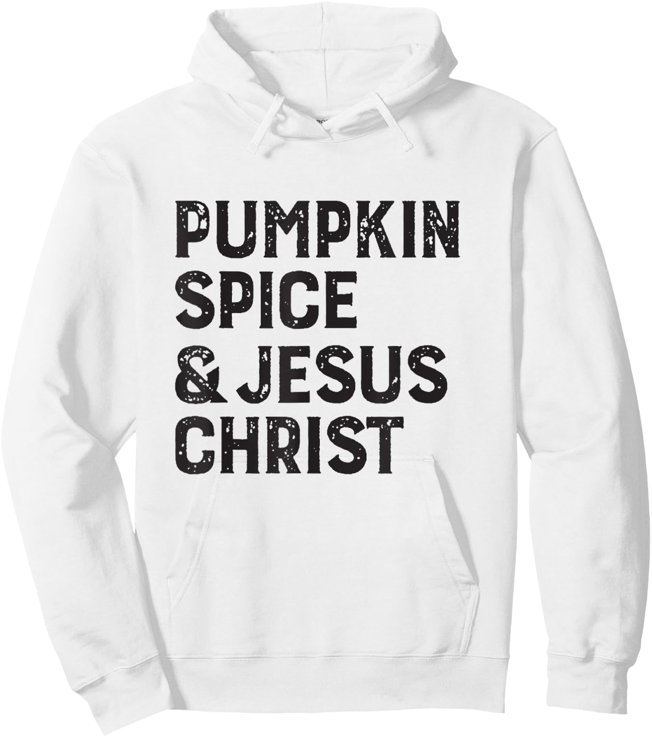 Funny Religious Pumpkin Spice Pumpkin spice and jesus christ Hoodie - Hoodie | White