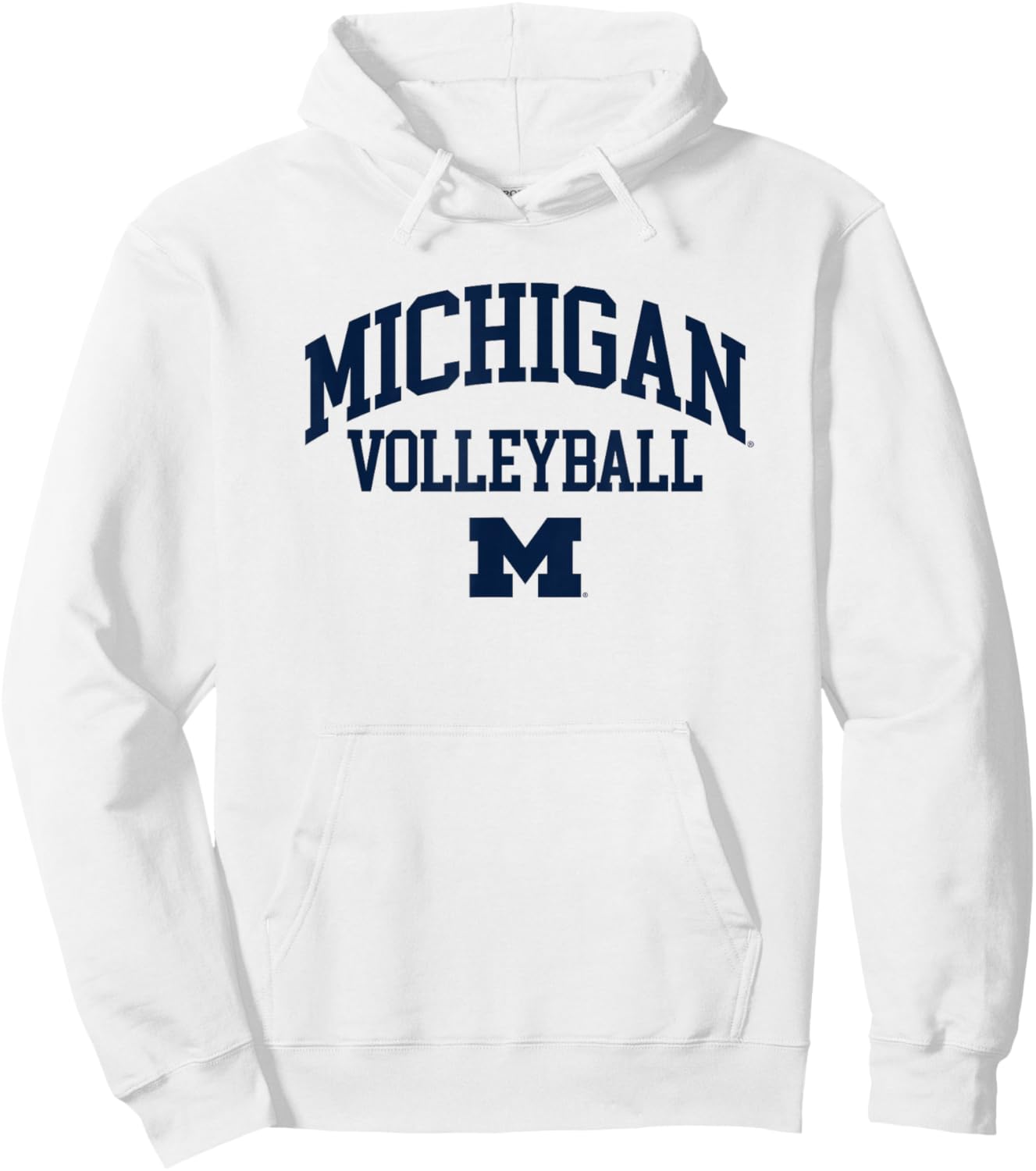 University of Michigan Wolverines Volleyball Hoodie - Hoodie | White