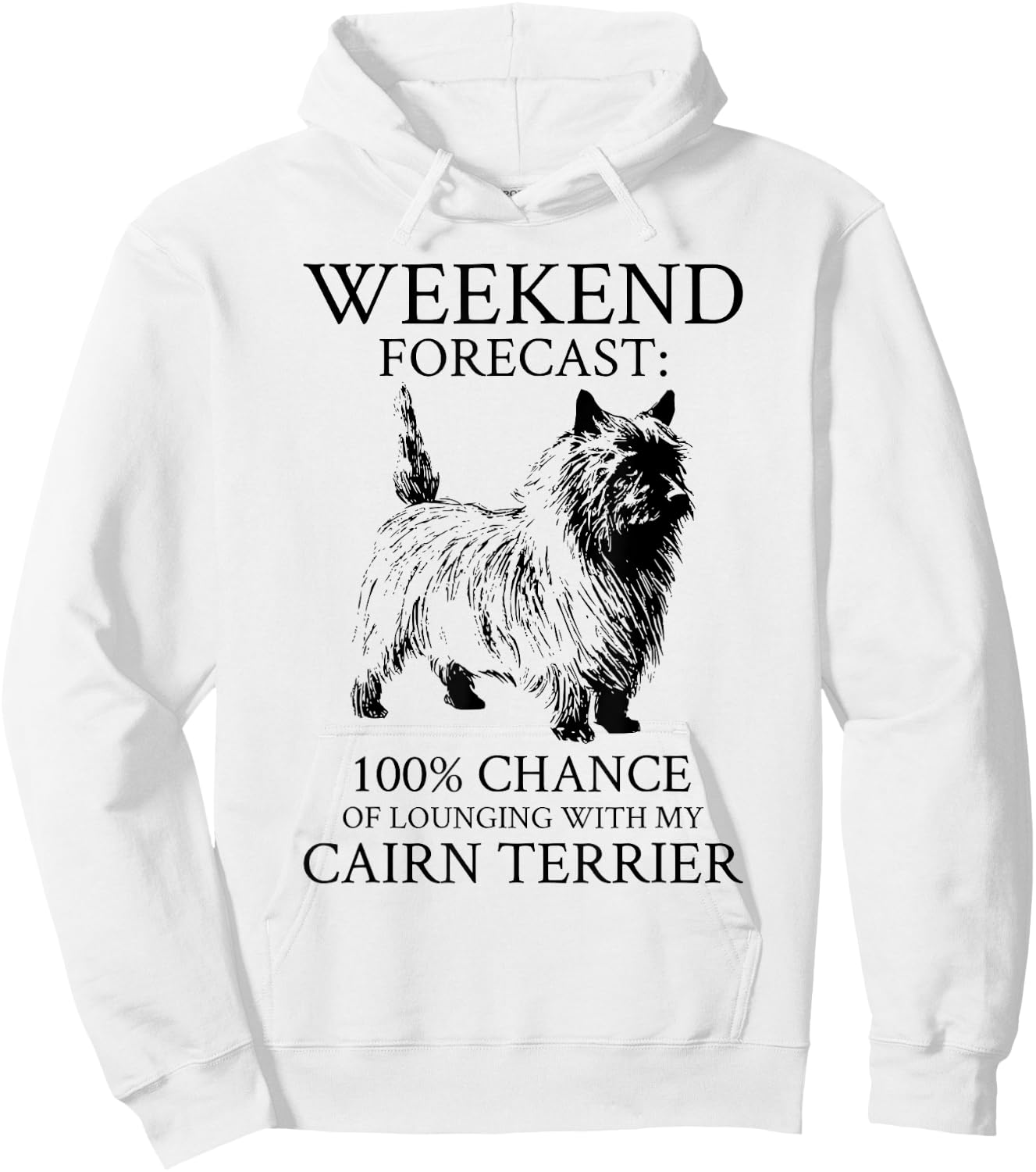 Cairn Terrier Dog Hoodie - Hoodie | White