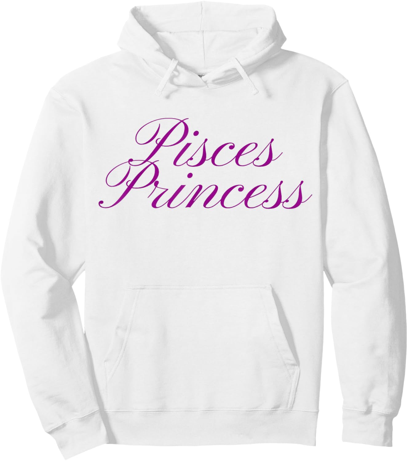 Pisces Princess Hoodie - Hoodie | White