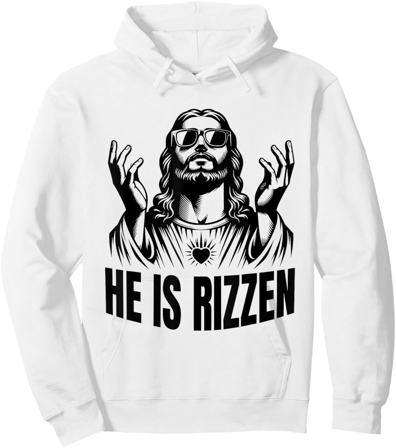 He is Rizzen Hoodie - Hoodie | White