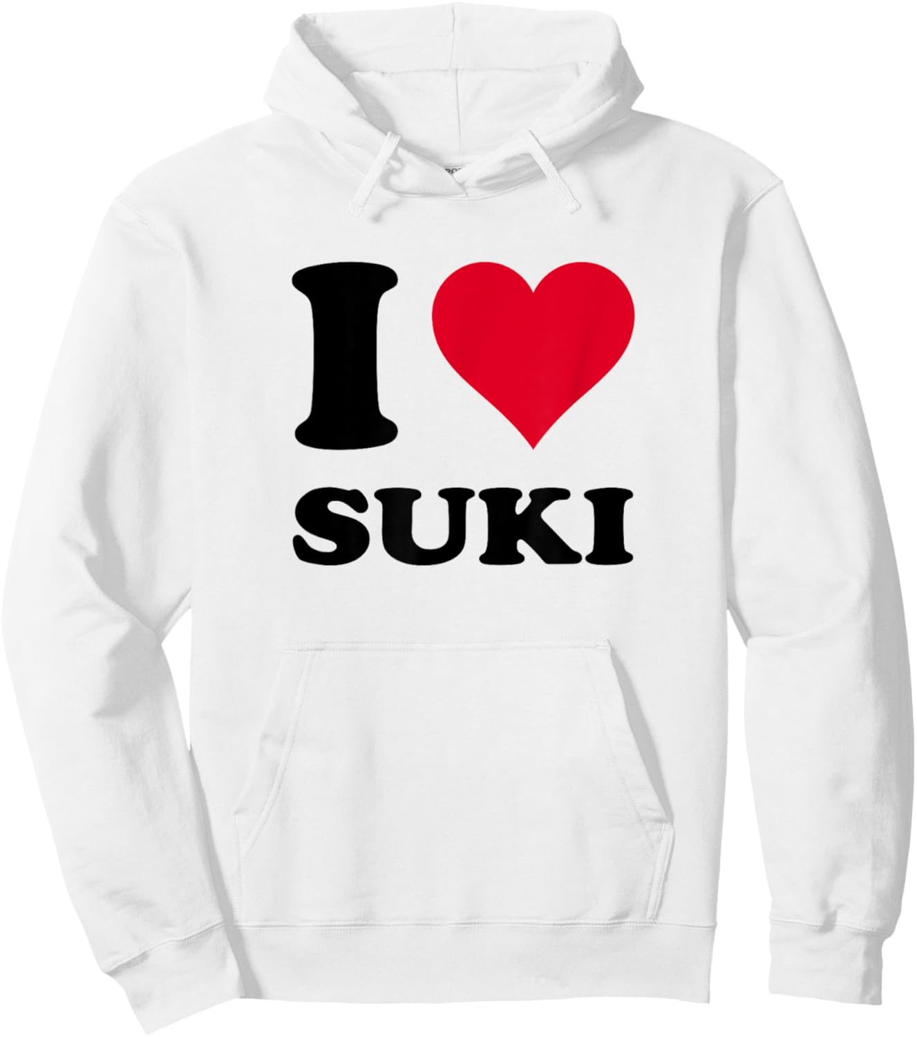 I Love Suki Hoodie - Hoodie | White