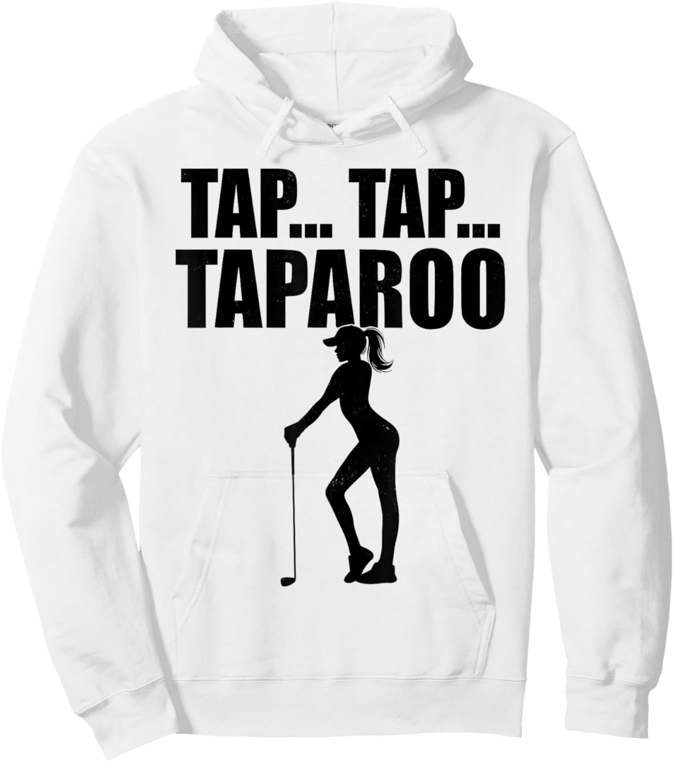 Tap... Tap... Taparoo Cute Golfer Hoodie - Hoodie | White