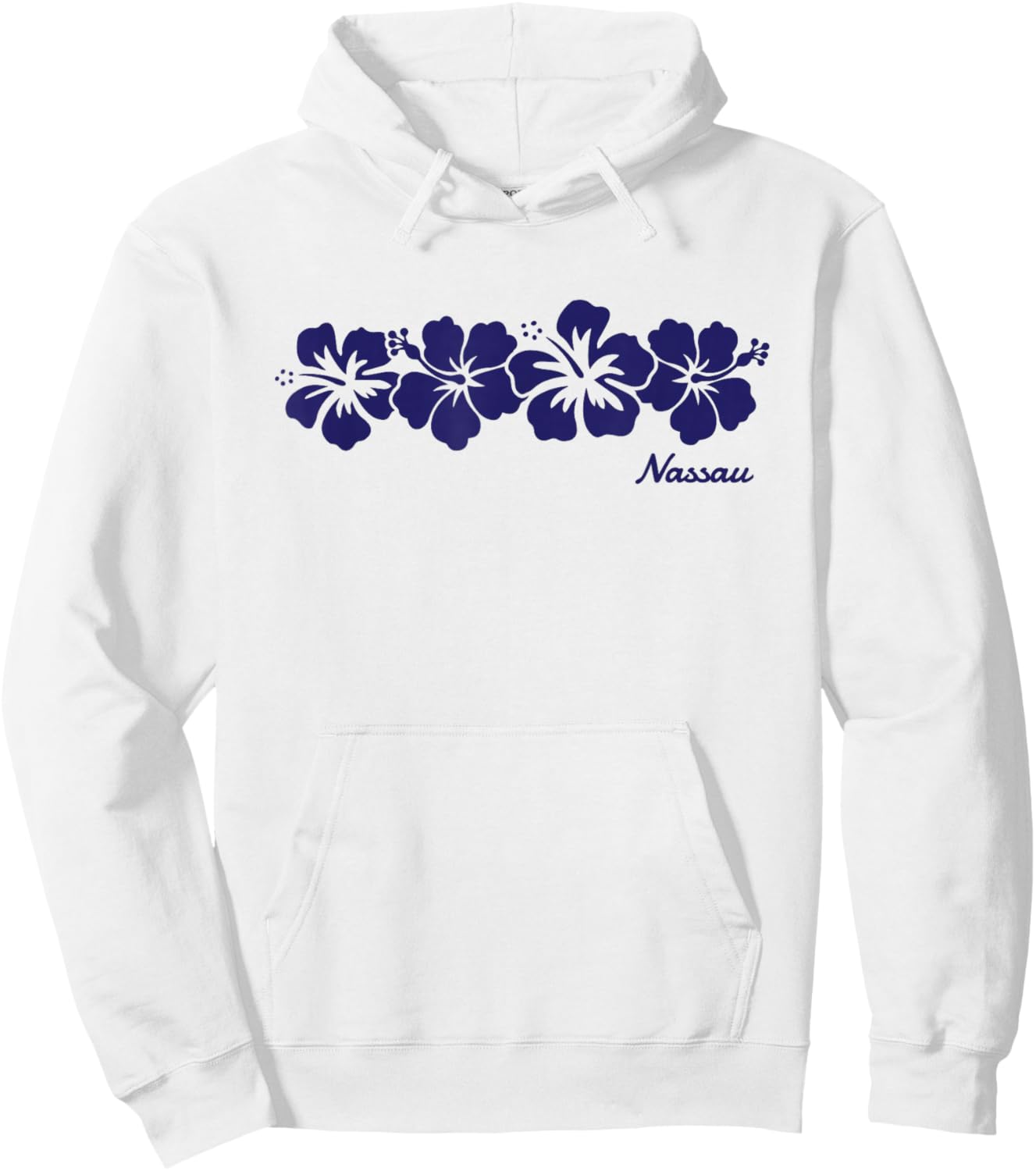 Nassau Bahamas Hibiscus Flower Boys Girls Toddler Hoodie - Hoodie | White