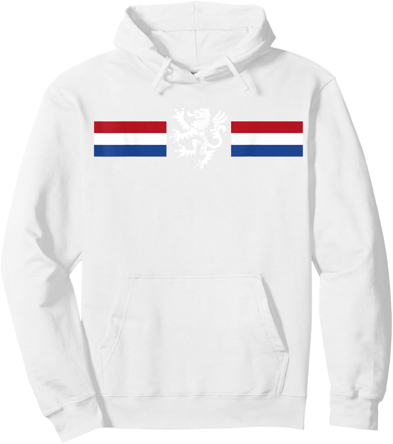 Holland Emblem Lion Nederland Flag Netherlands Hoodie - Hoodie | White