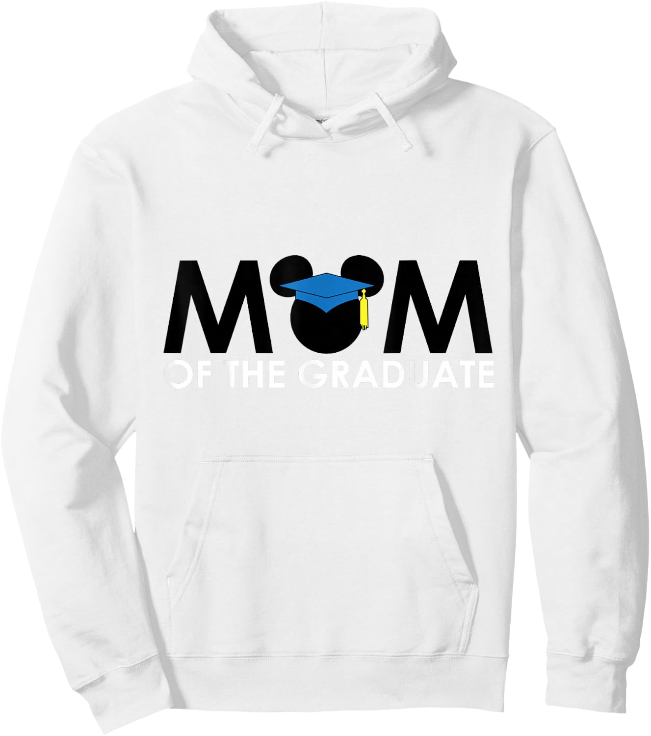 Disney Mickey Mom of the Grad Hoodie - Hoodie | White