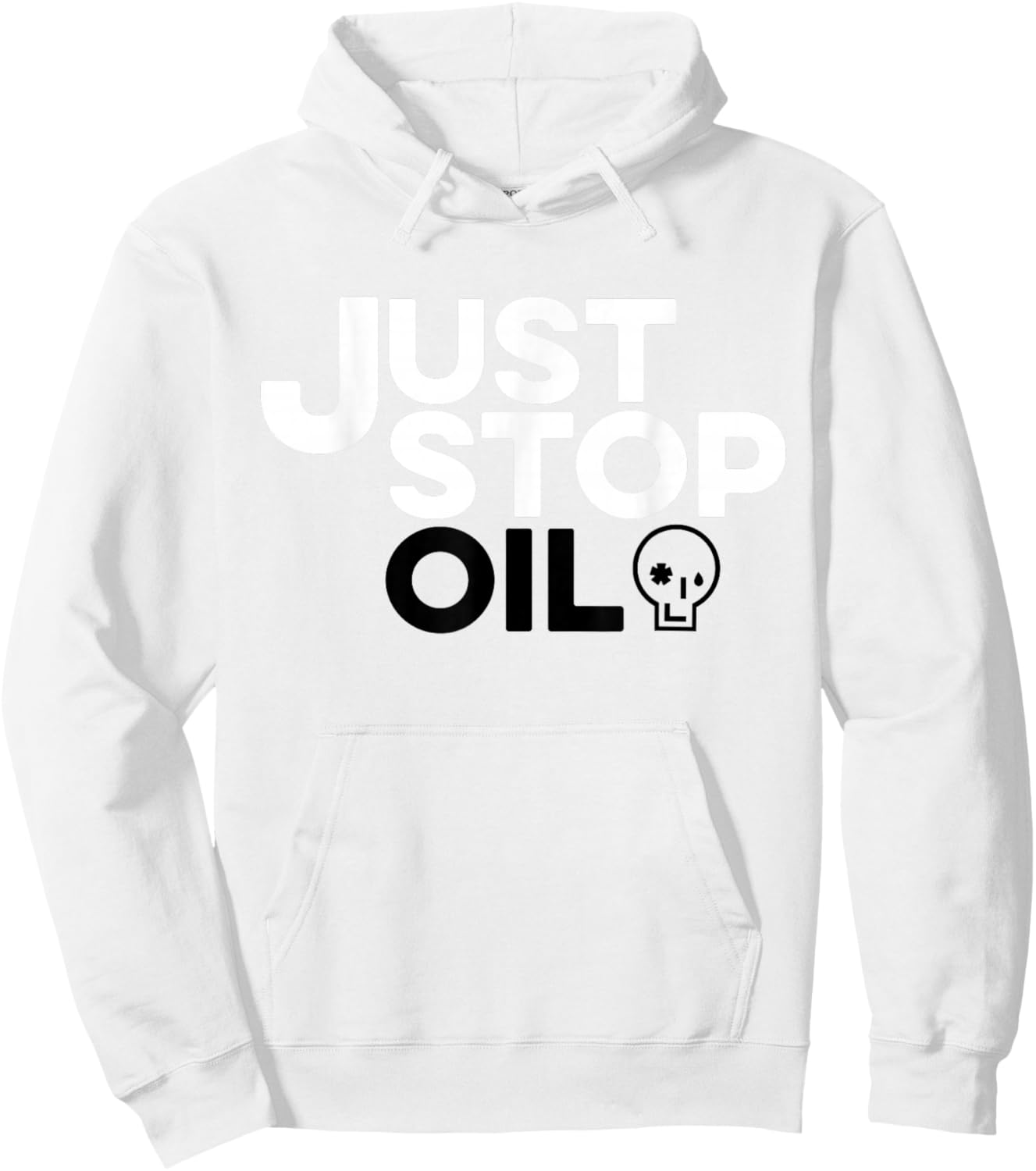 Just Stop Oil Hoodie - Hoodie | White