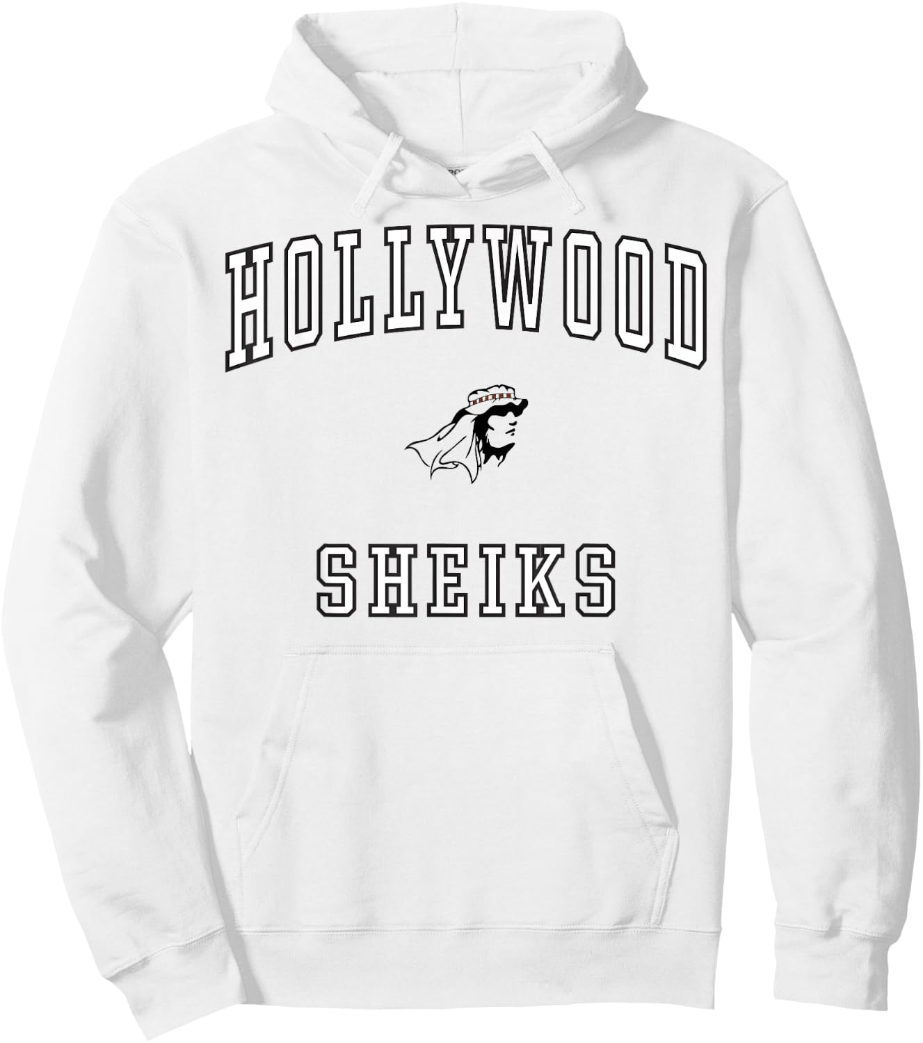 Hollywood High School Sheiks C1 Hoodie - Hoodie | White