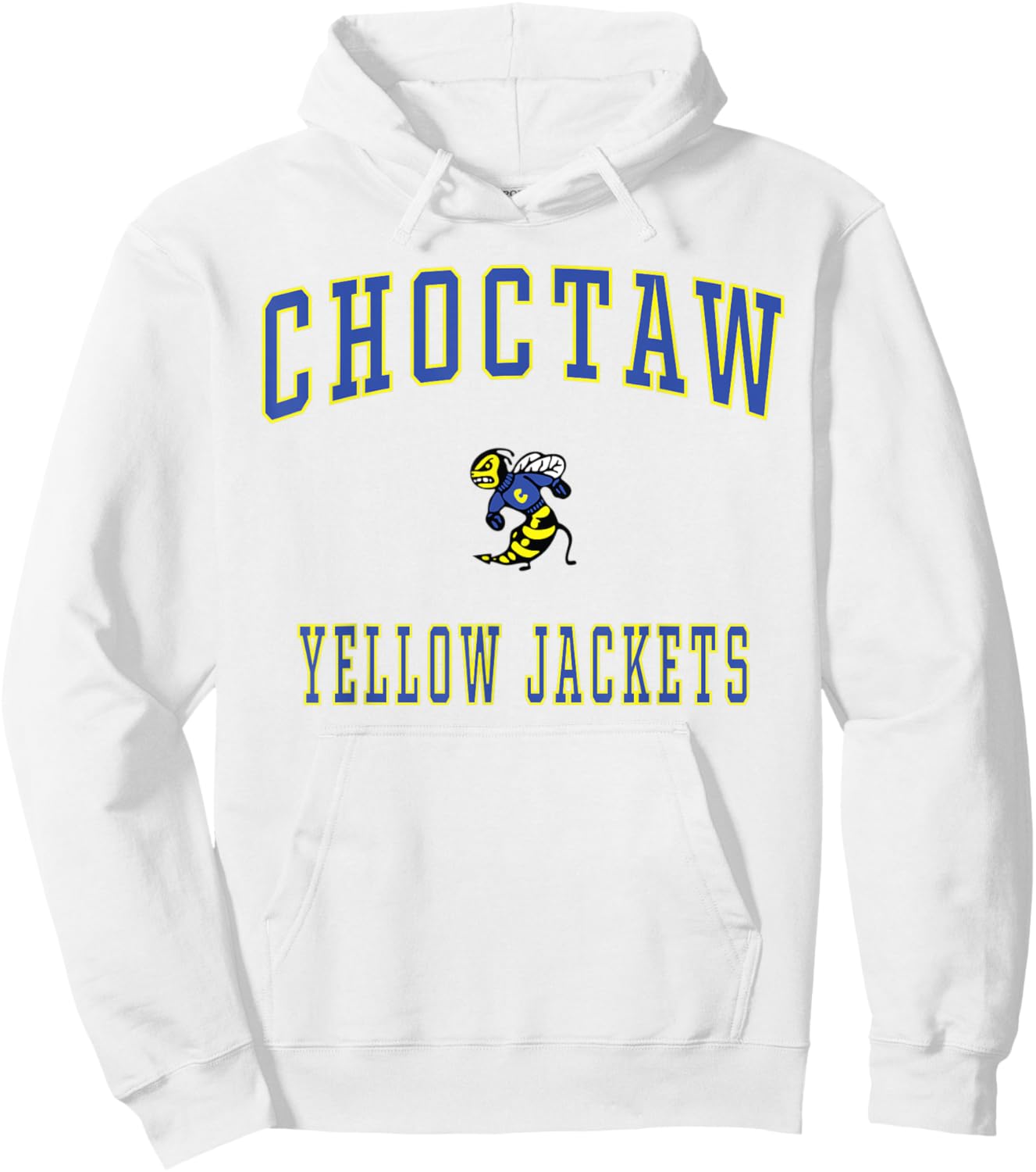 Choctaw High School Yellow Jackets Hoodie - Hoodie | White