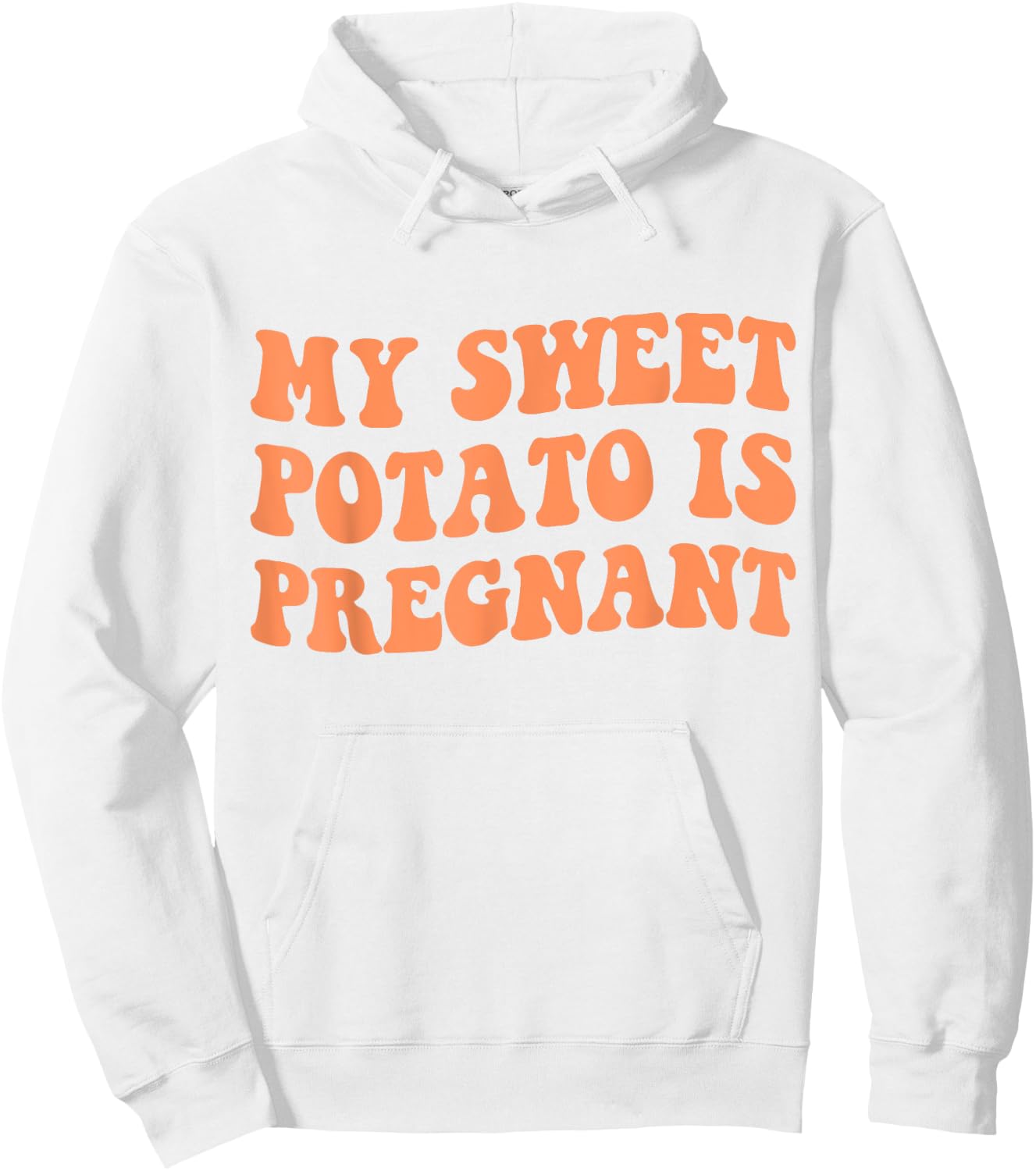 My Sweet Potato Is Pregnant I Yam Matching Couples Pregnancy Hoodie - Hoodie | White