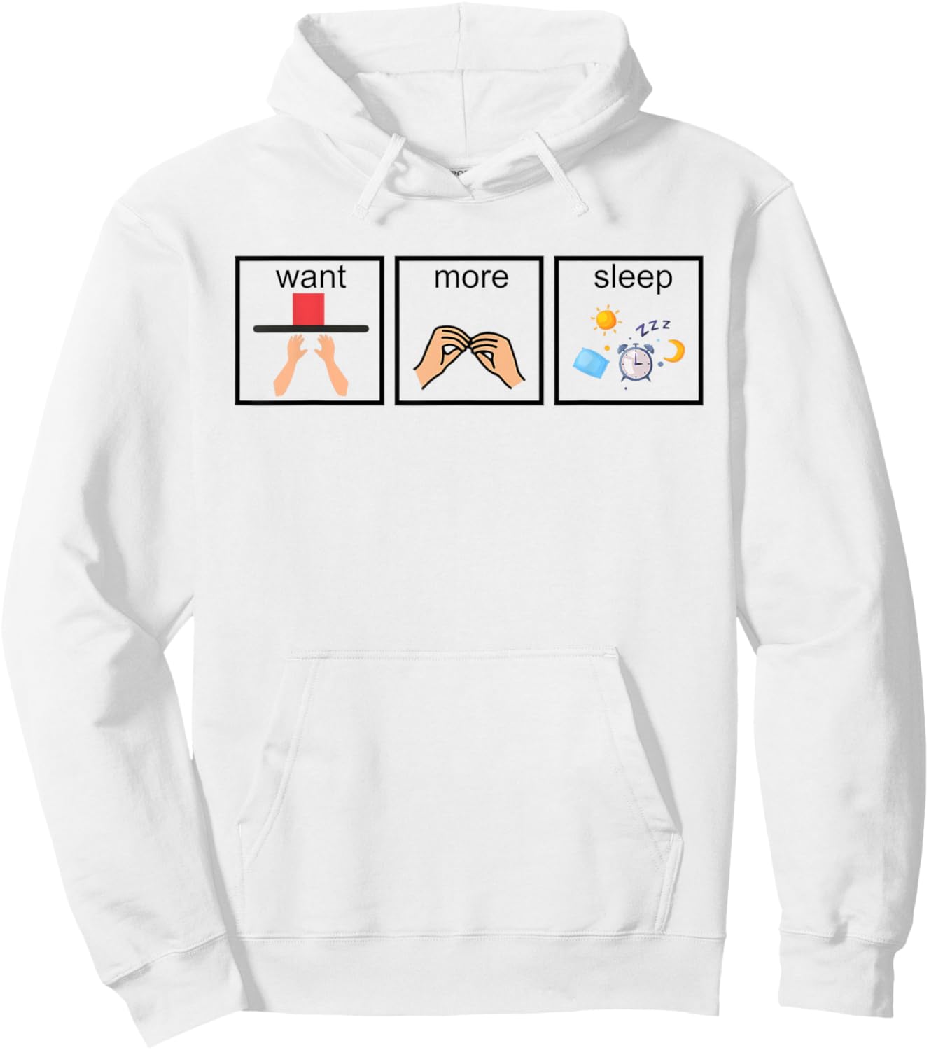 Want More Special Sleep Education Teacher Autism Awareness Hoodie - Hoodie | White