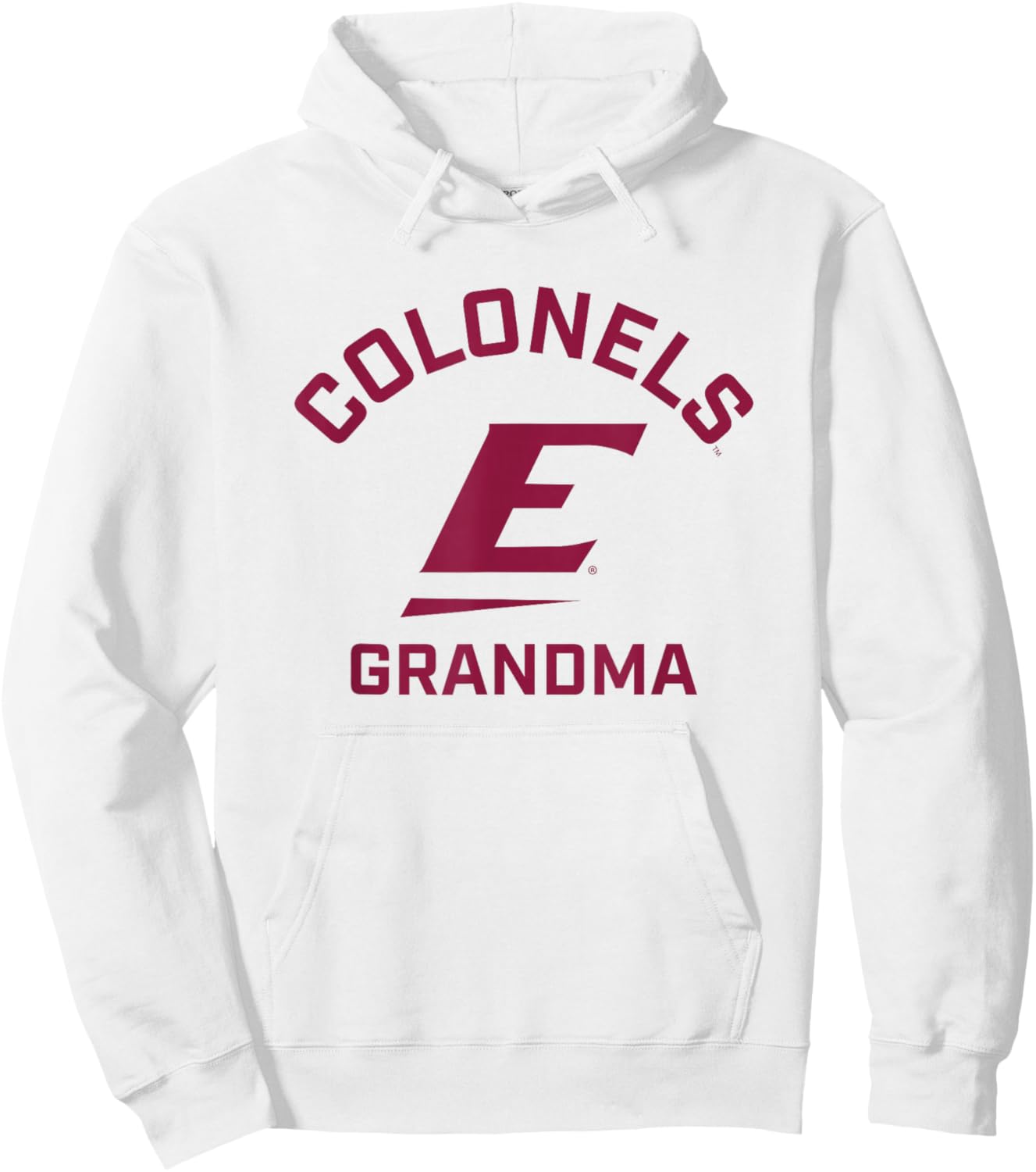 Eastern Kentucky University EKU Colonels Arched Grandma Hoodie - Hoodie | White