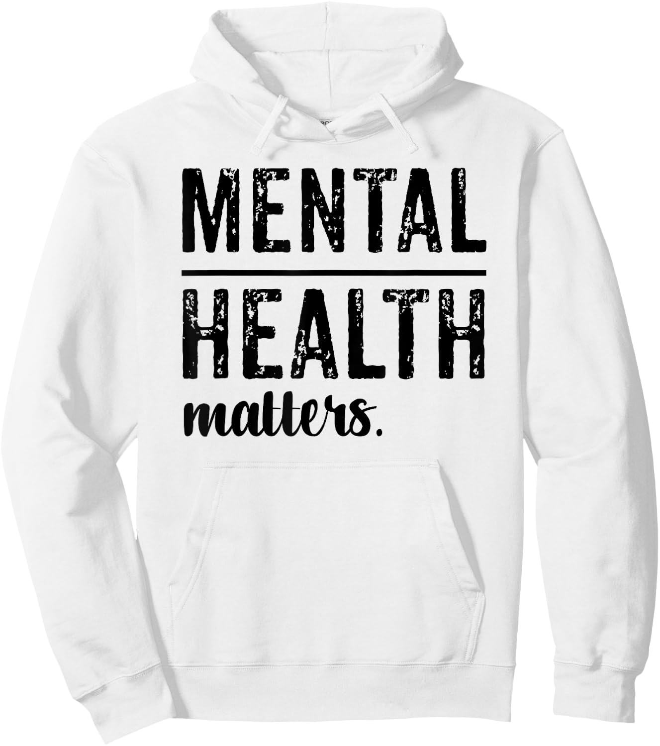 Mental Health Matters Wear Green Hoodie - Hoodie | White