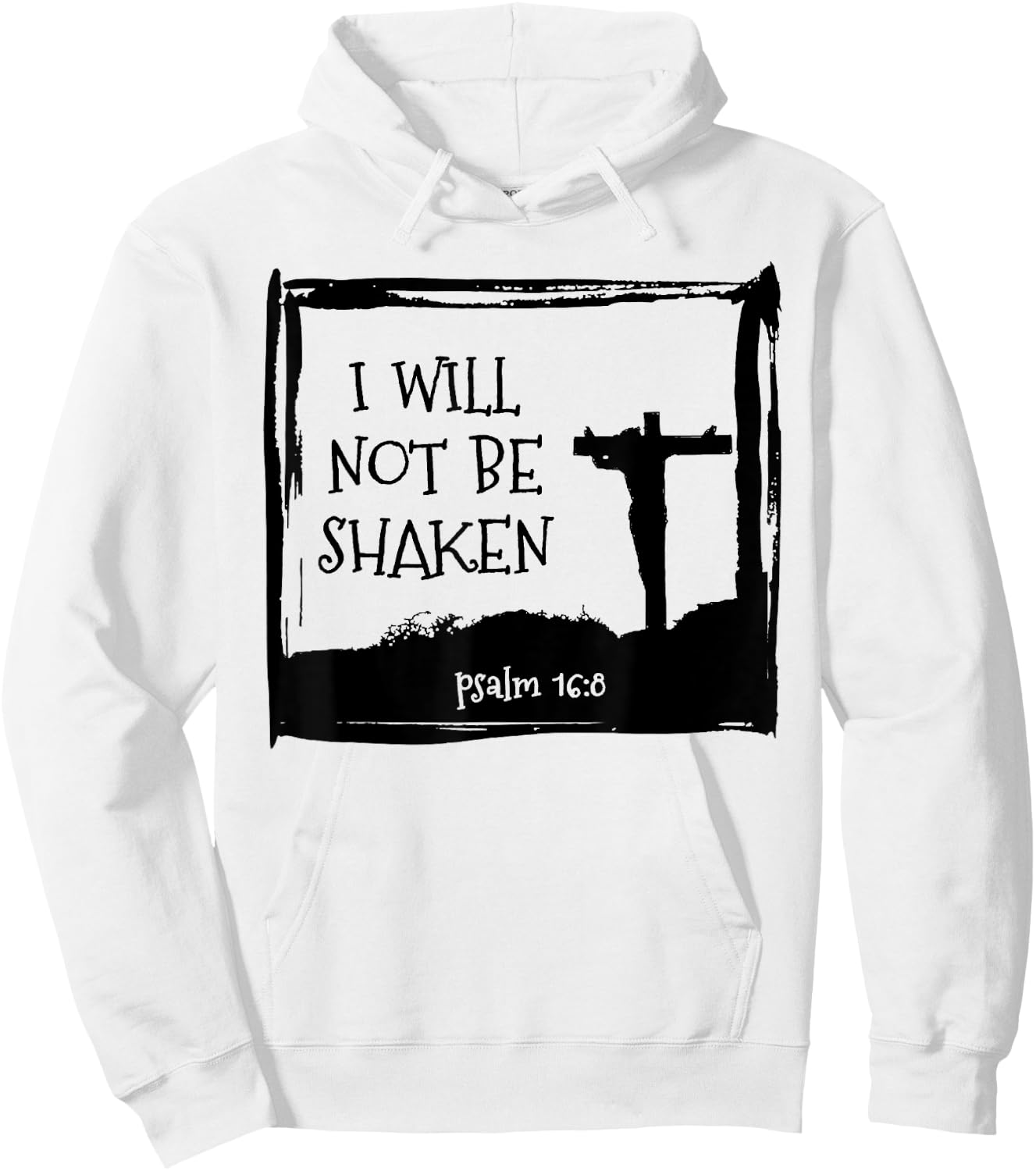 I will not be Shaken Christian & Jesus Hoodie - Hoodie | White